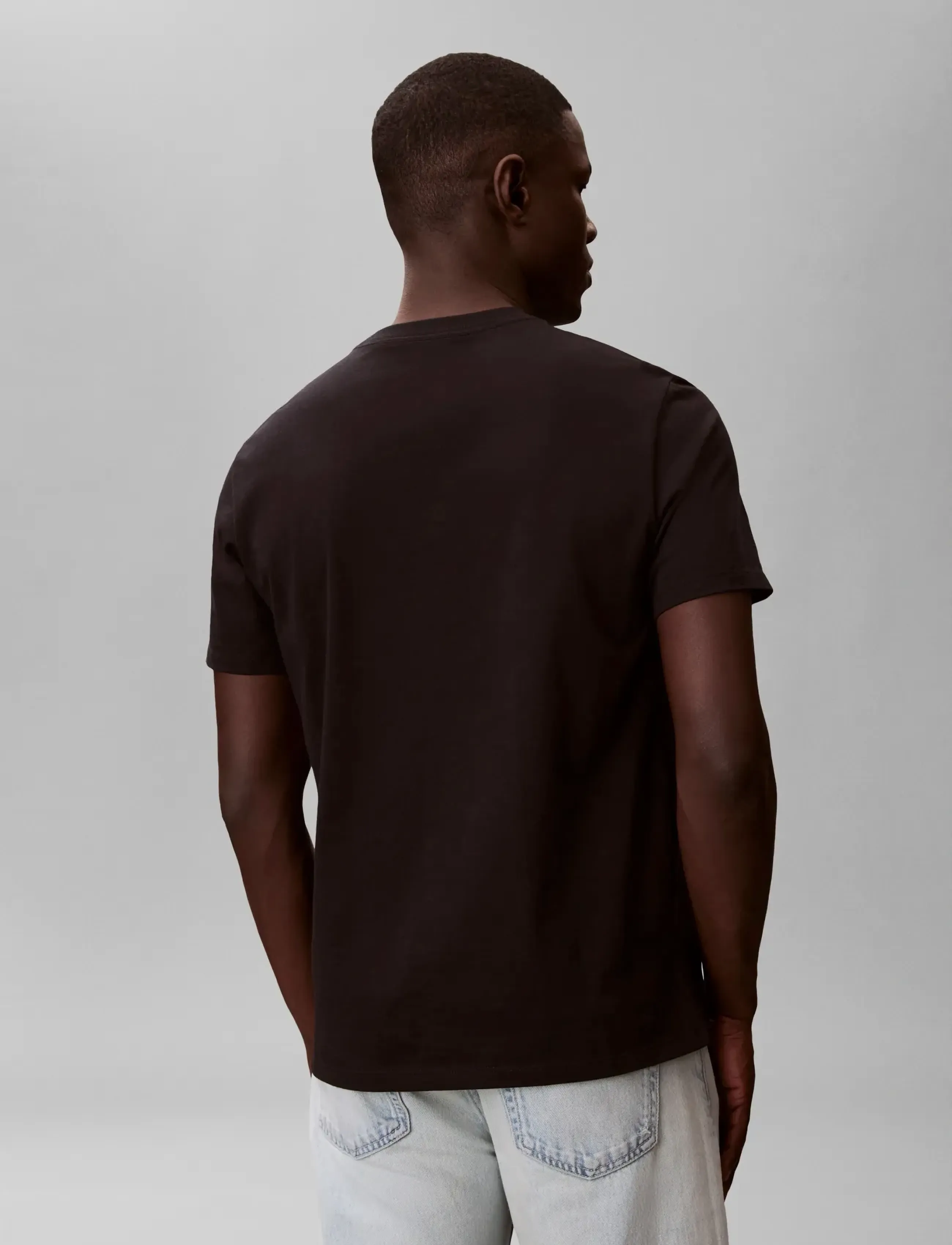 Calvin Klein Jeans - SS 30S MICRO MONOLOGO GRAPHIC TE - kortærmede t-shirts - black - 2