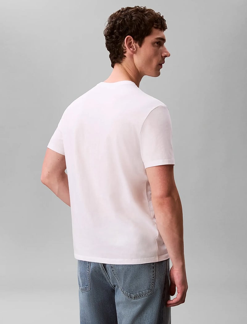 Calvin Klein Jeans - SS 30S MICRO MONOLOGO TEE - kortærmede t-shirts - bright white - 2
