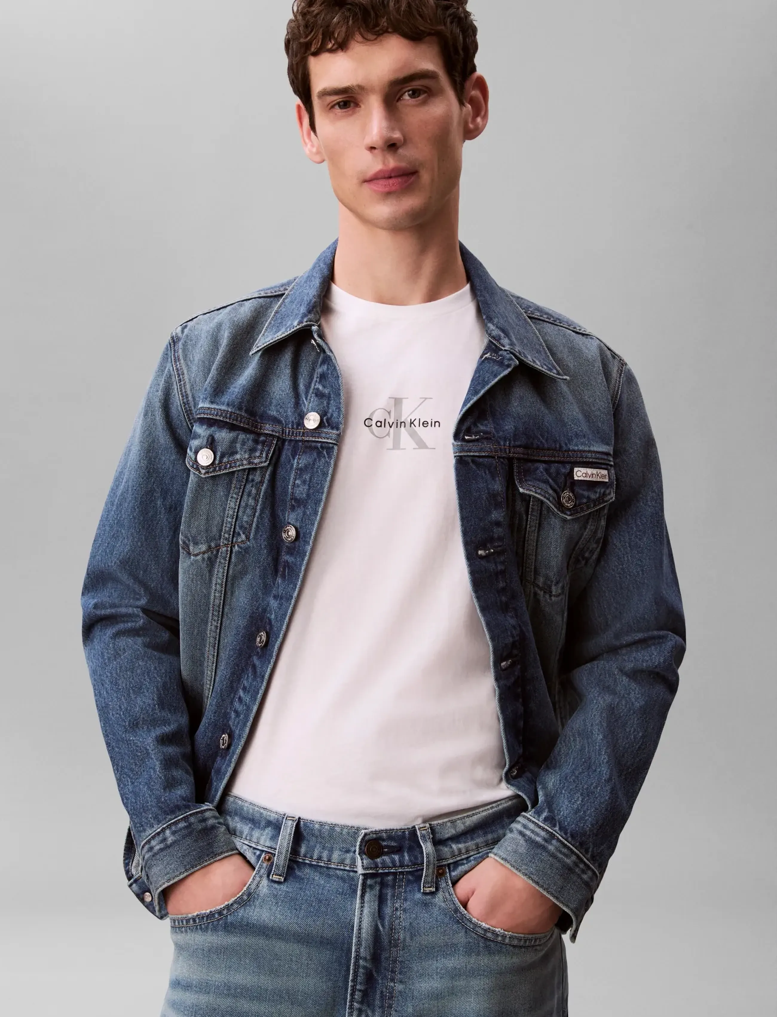 Calvin Klein Jeans - SS 30S MICRO MONOLOGO GRAPHIC TE - t-shirts à manches courtes - bright white - 4