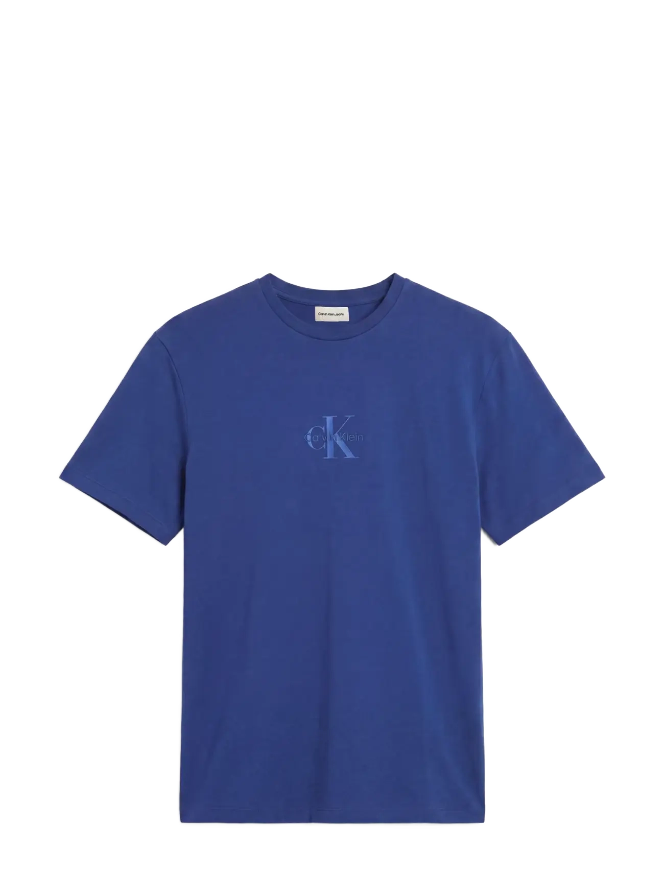 Calvin Klein Jeans - SS 30S MICRO MONOLOGO GRAPHIC TE - kurzärmelige t-shirts - estate blue - 1