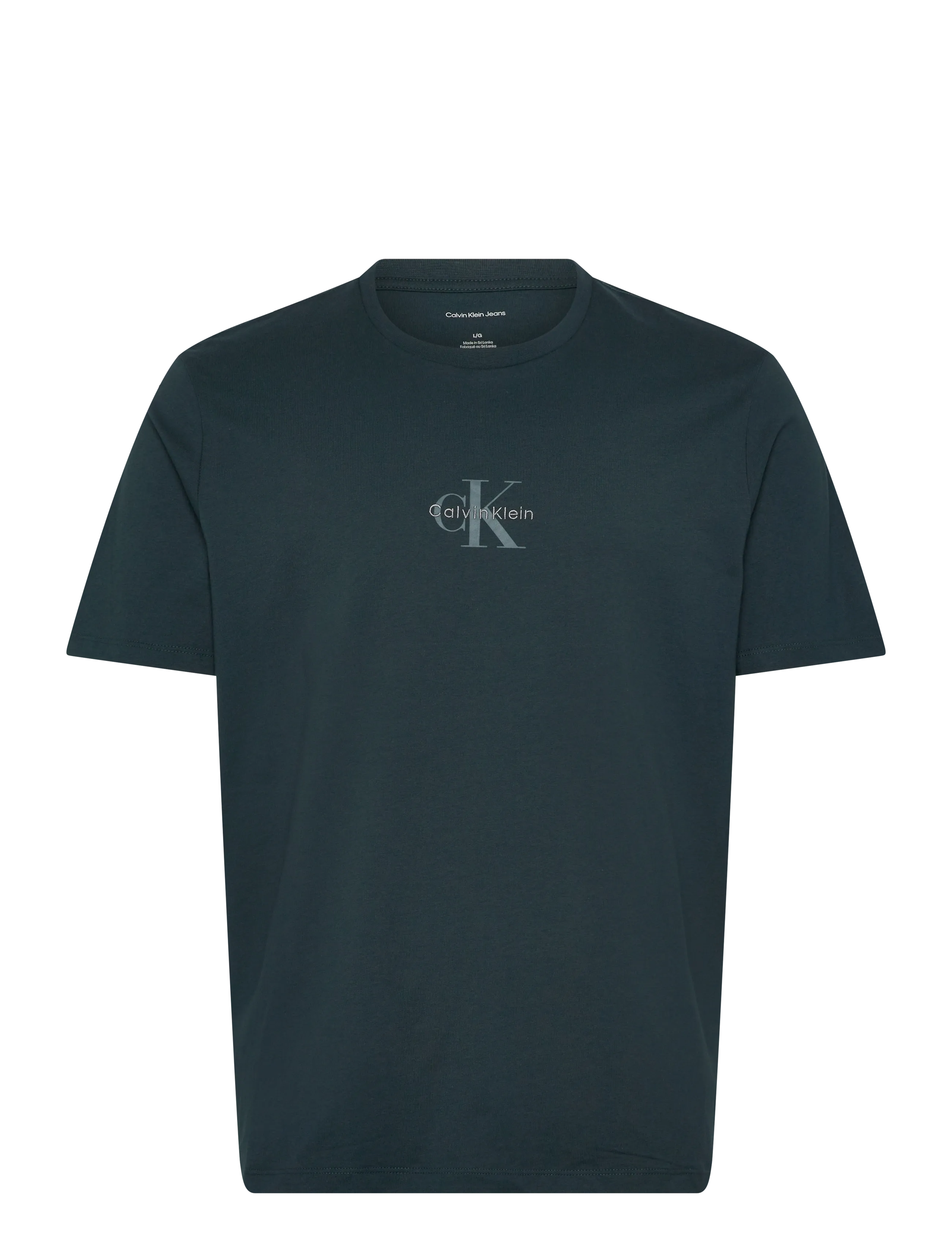 Calvin Klein Jeans SS 30S MICRO MONOLOGO TEE - Calvin Klein Jeans - NEARLY NAVY / navy