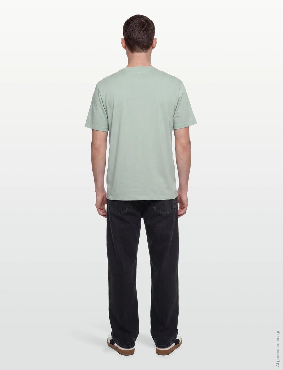 Calvin Klein Jeans - SS 30S MICRO MONOLOGO TEE - kortærmede t-shirts - pale meadow - 4