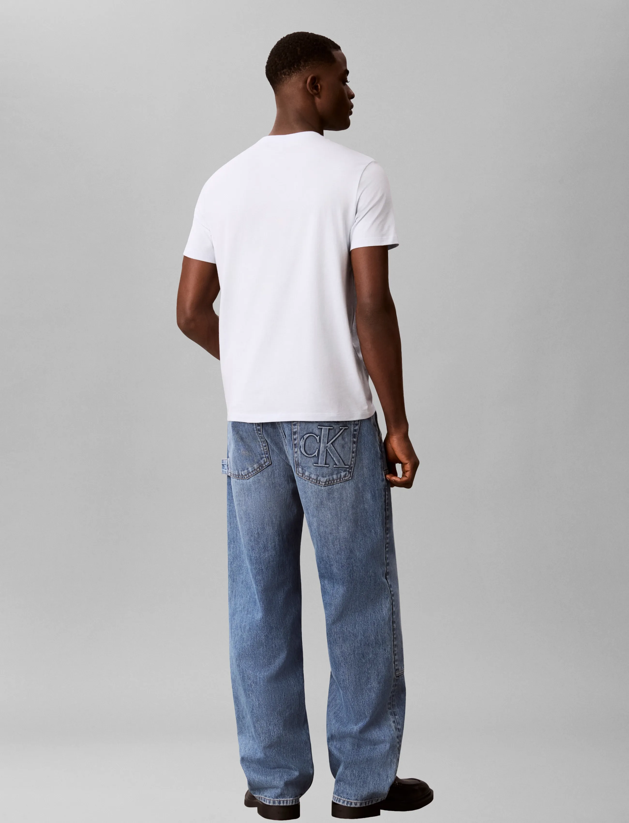 Calvin Klein Jeans - SS 30S MICRO MONOLOGO GRAPHIC TE - kurzärmelige t-shirts - plein air - 2