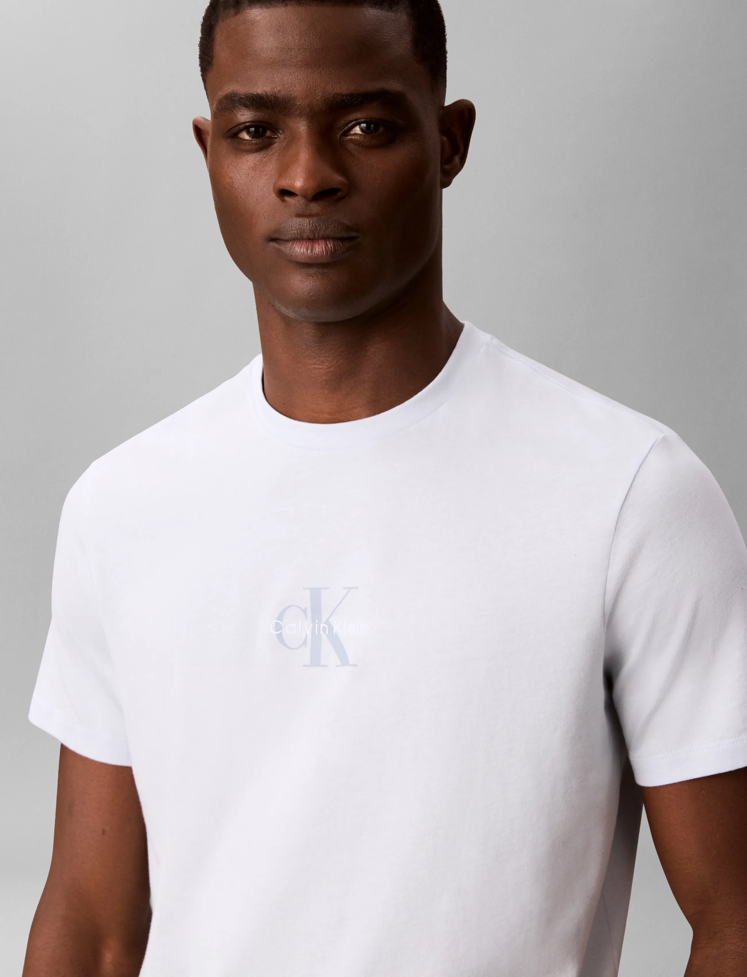 Calvin Klein Jeans - SS 30S MICRO MONOLOGO GRAPHIC TE - kurzärmelige t-shirts - plein air - 4