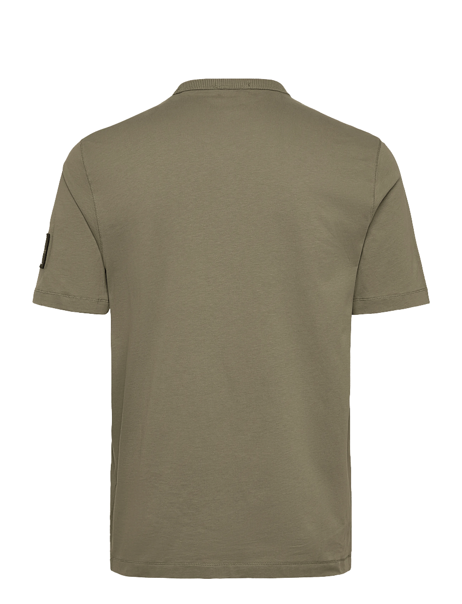 Calvin Klein Jeans - BADGE REGULAR TEE - kortärmade t-shirts - deep lichen green - 2