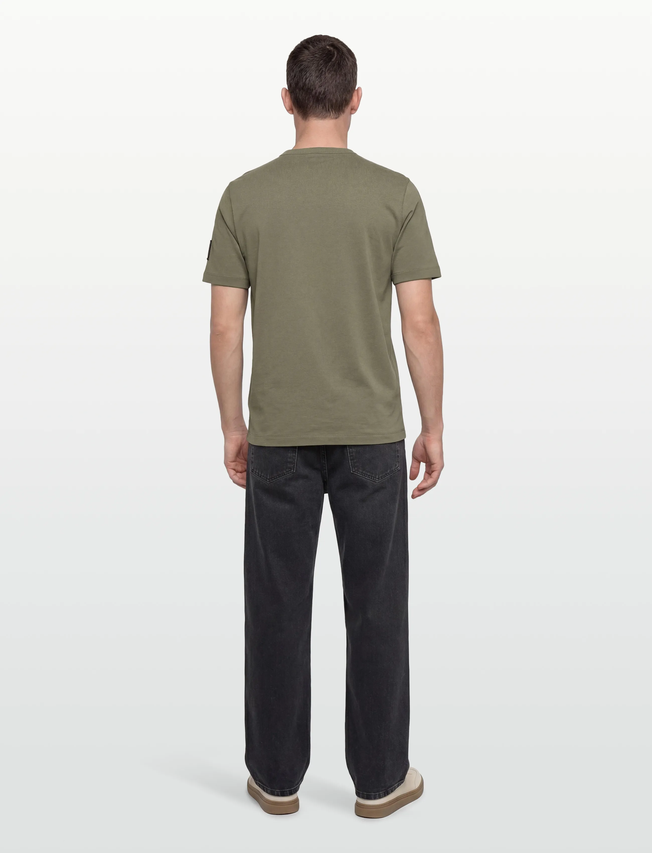Calvin Klein Jeans - BADGE REGULAR TEE - laveste priser - deep lichen green - 5