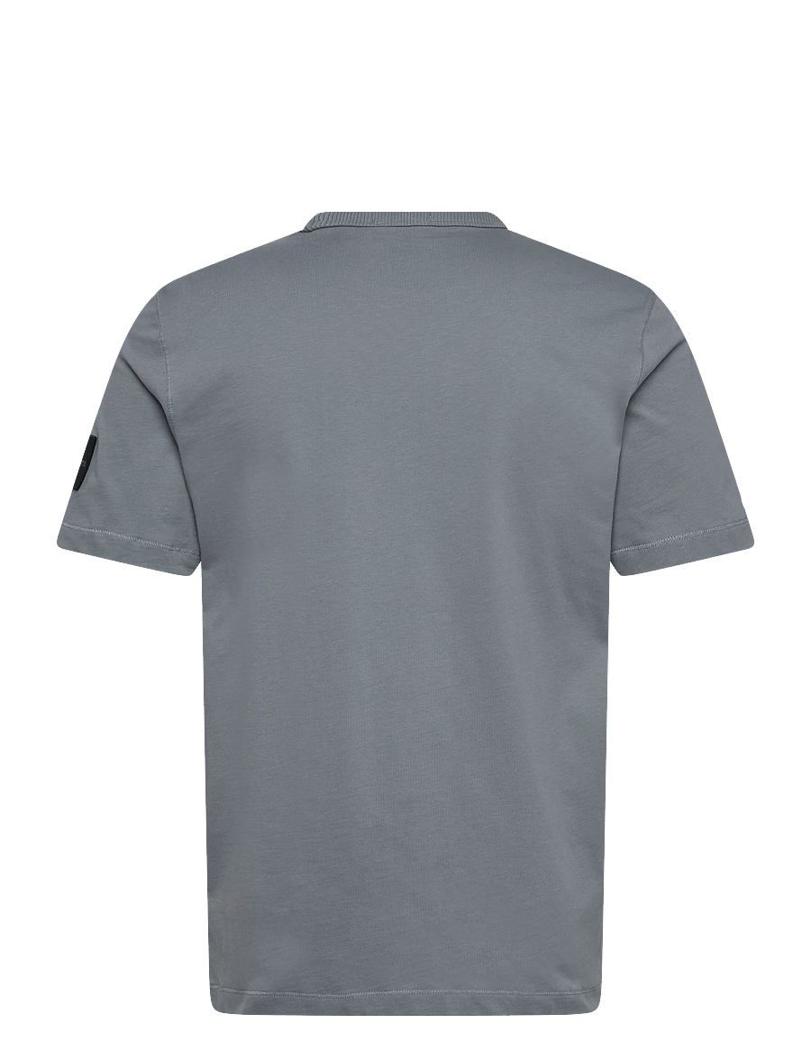 Calvin Klein Jeans - BADGE REGULAR TEE - lühikeste varrukatega t-särgid - steel gray - 2
