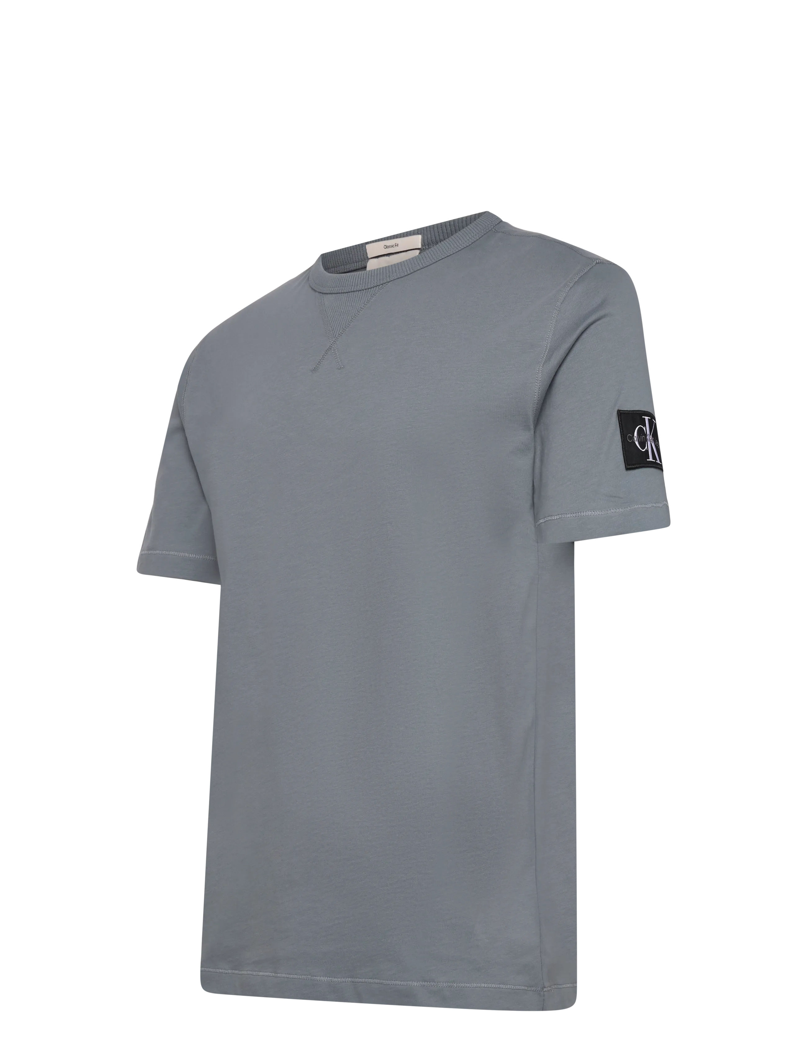 Calvin Klein Jeans - BADGE REGULAR TEE - short-sleeved t-shirts - steel gray - 3