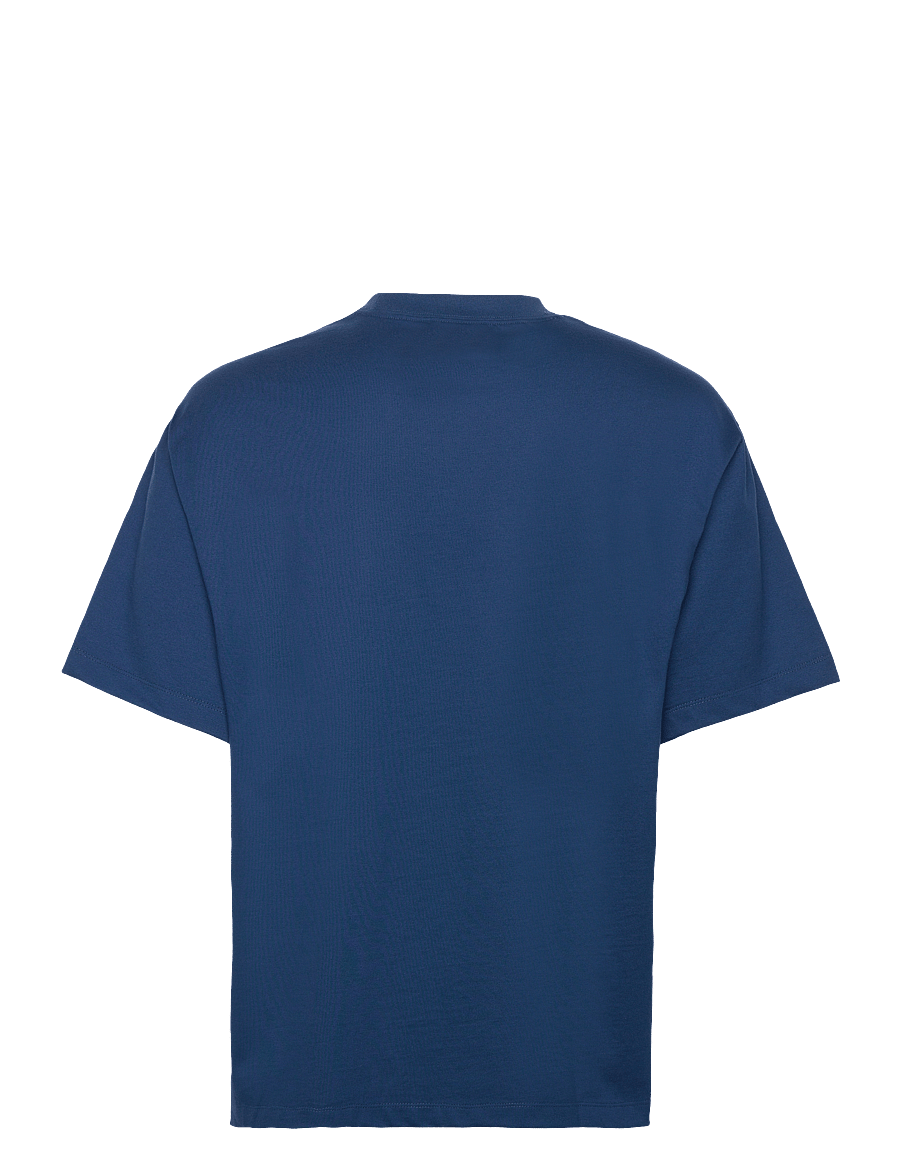 Calvin Klein Jeans - SS CENTER CHAIN STITCH 16S RLXD - kortärmade t-shirts - blue jean - 2