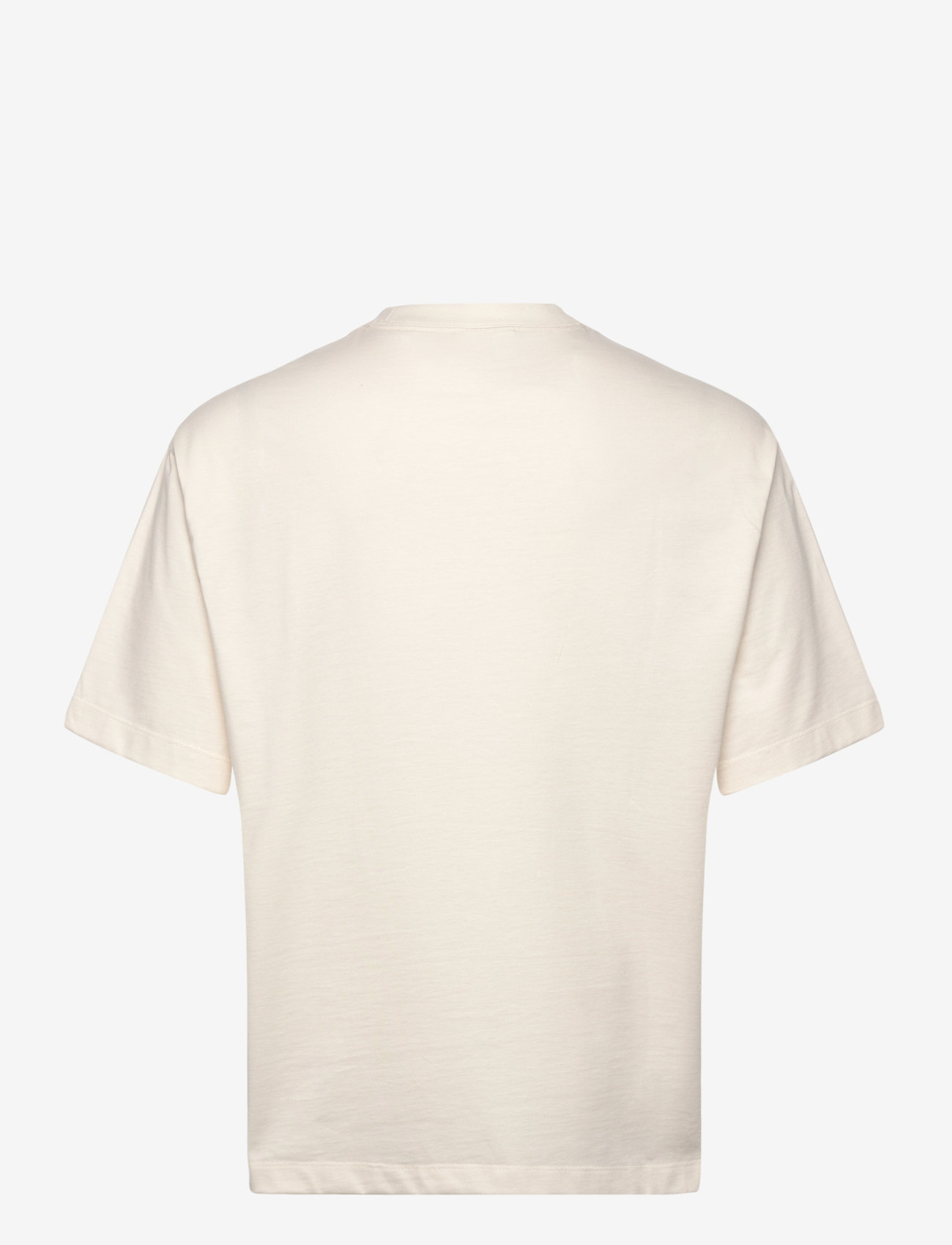 Calvin Klein Jeans - SS CENTER CHAIN STITCH 16S RLXD - kortärmade t-shirts - tofu - 2