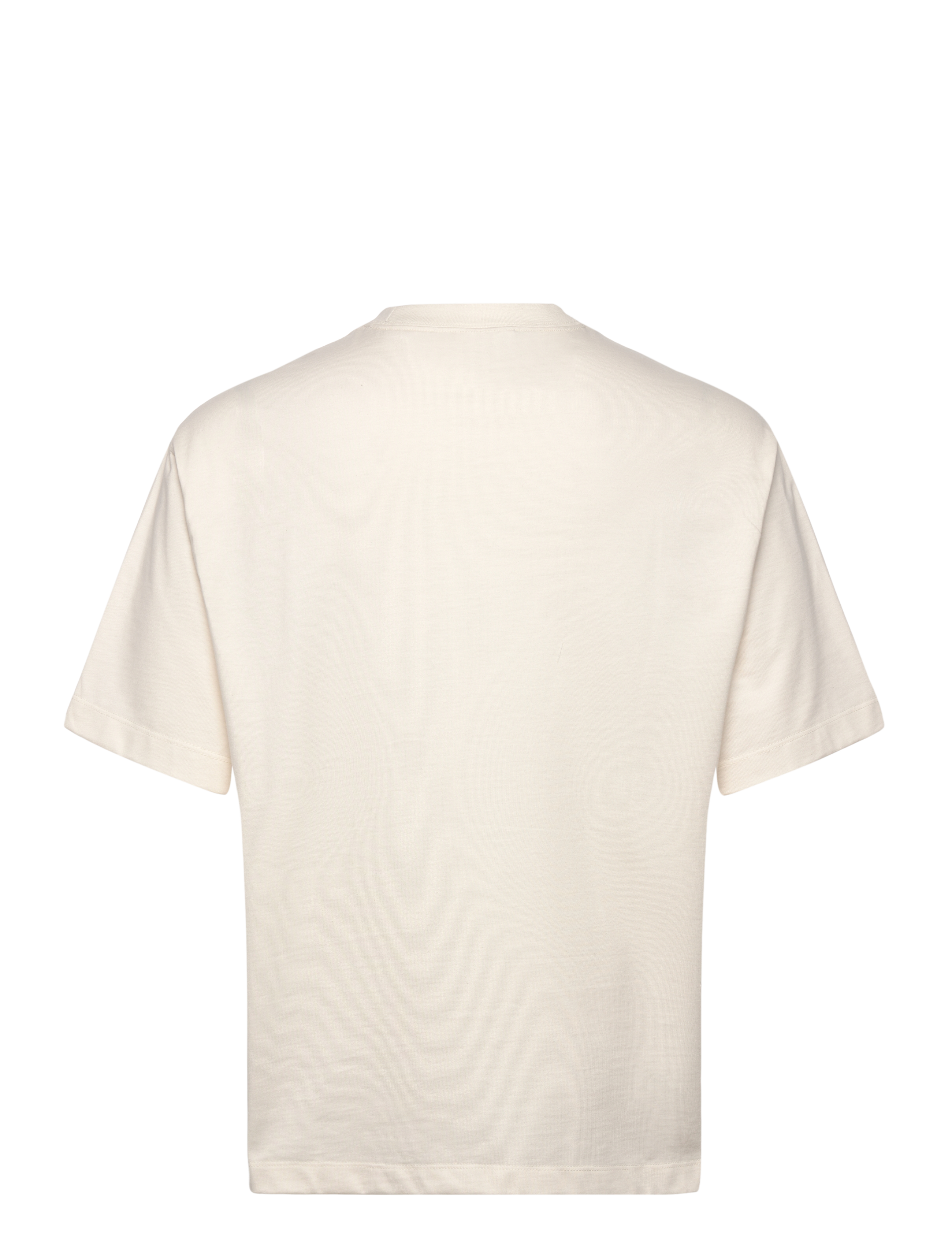 Calvin Klein Jeans - SS CENTER CHAIN STITCH 16S RLXD - kortärmade t-shirts - tofu - 2