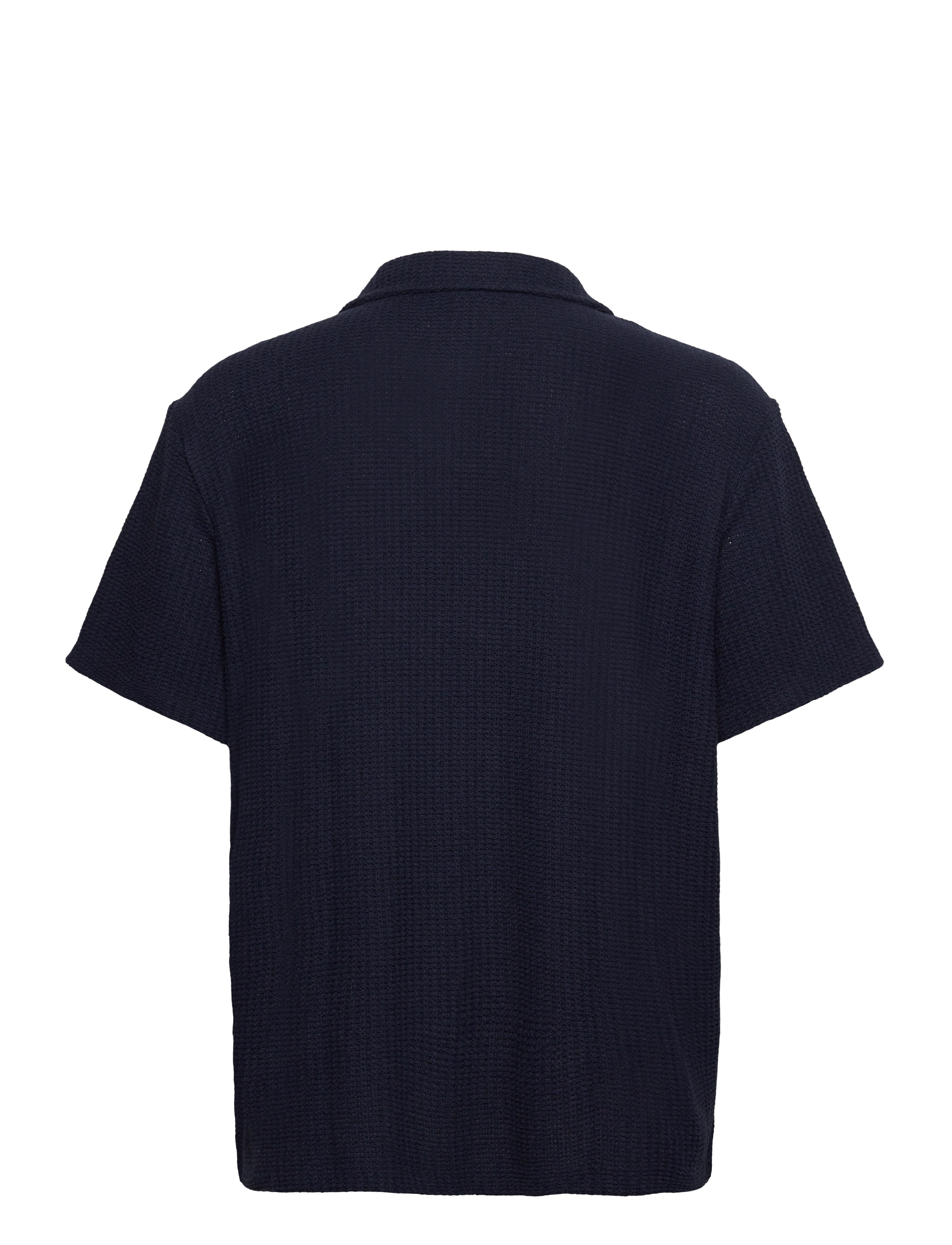 Calvin Klein Jeans - SS TCK STTCH RLXD CM - kurzarmhemden - dark sapphire - 1