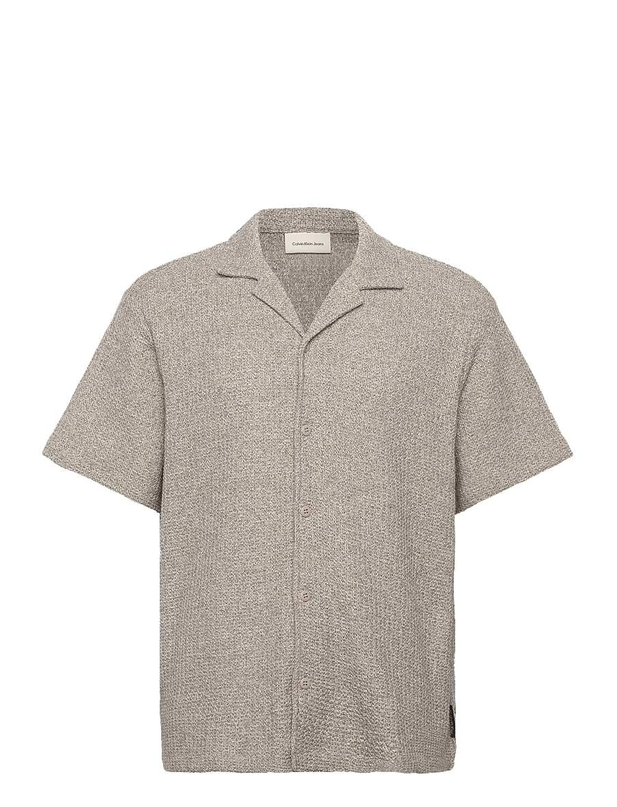 Calvin Klein Jeans - SS TCK STTCH RLXD CM - short-sleeved shirts - string - 1