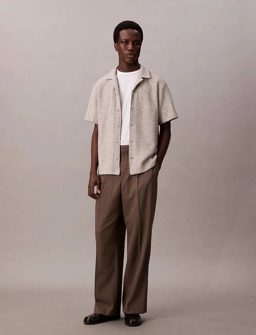 Calvin Klein Jeans - SS TCK STTCH RLXD CM - short-sleeved shirts - string - 4