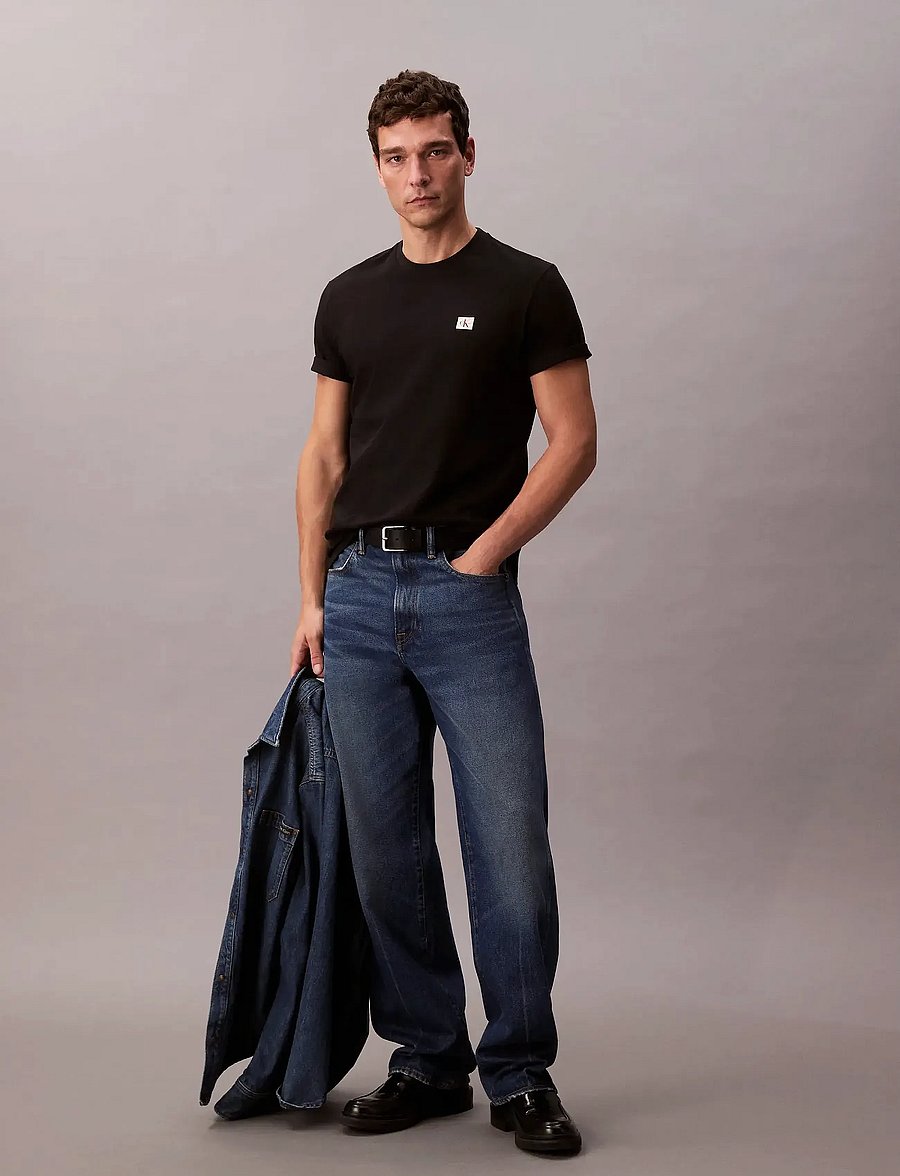 Calvin Klein Jeans - SS BADGE 30S JERSEY CLASSIC TEE - lühikeste varrukatega t-särgid - black - 3