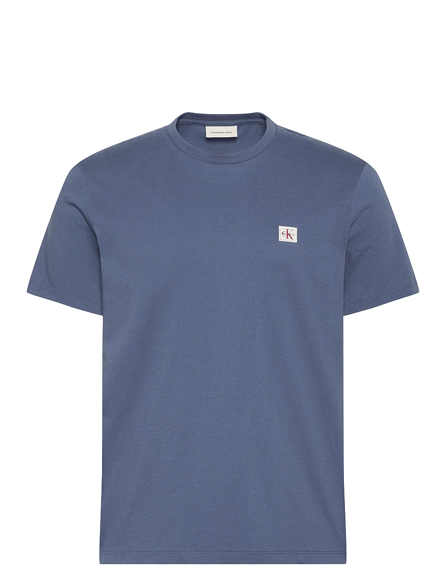 Calvin Klein Jeans - SS BADGE 30S JERSEY CLASSIC TEE - short-sleeved t-shirts - blue nomad - 1
