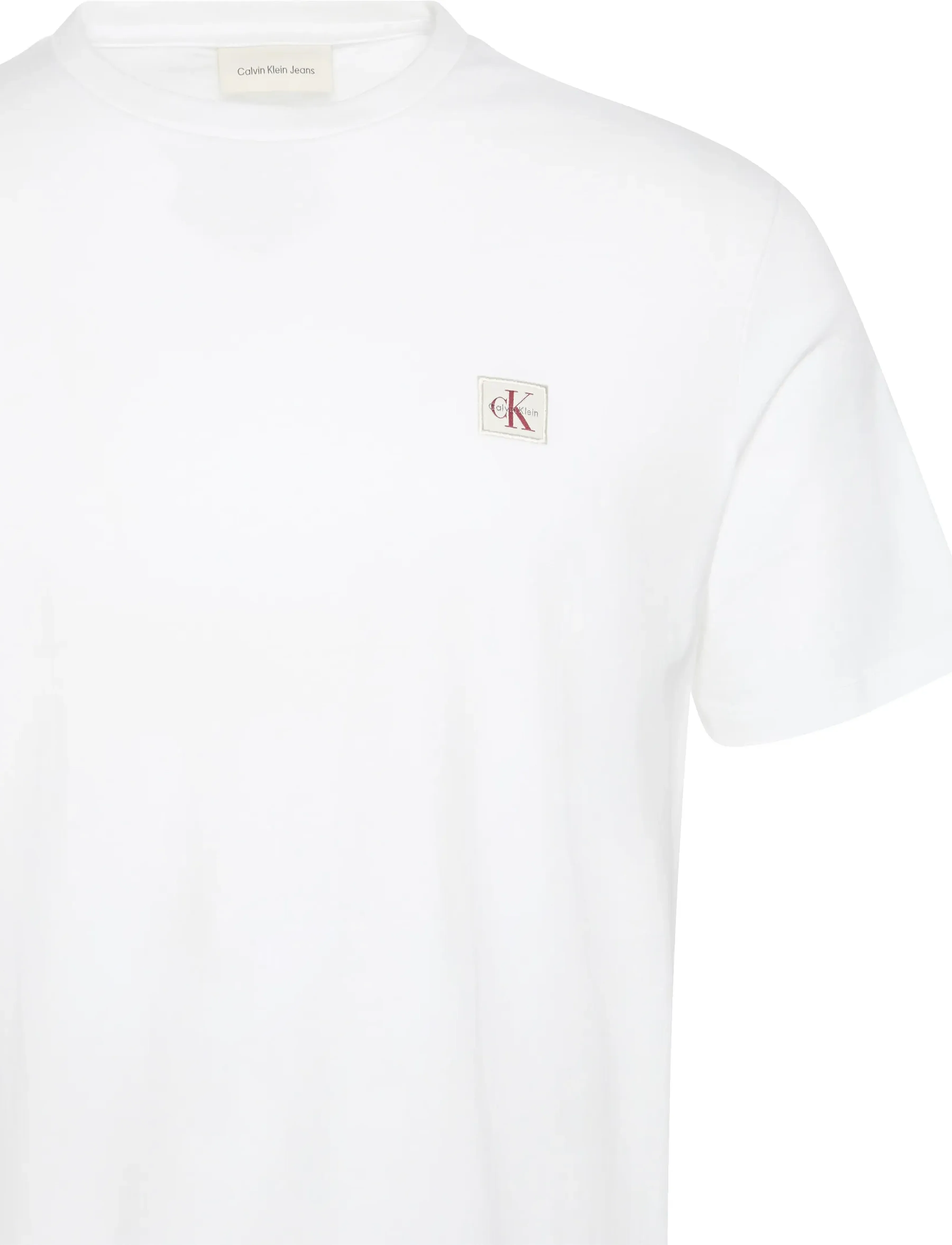 Calvin Klein Jeans T-shirt kräm / blodröd herr – bild 9