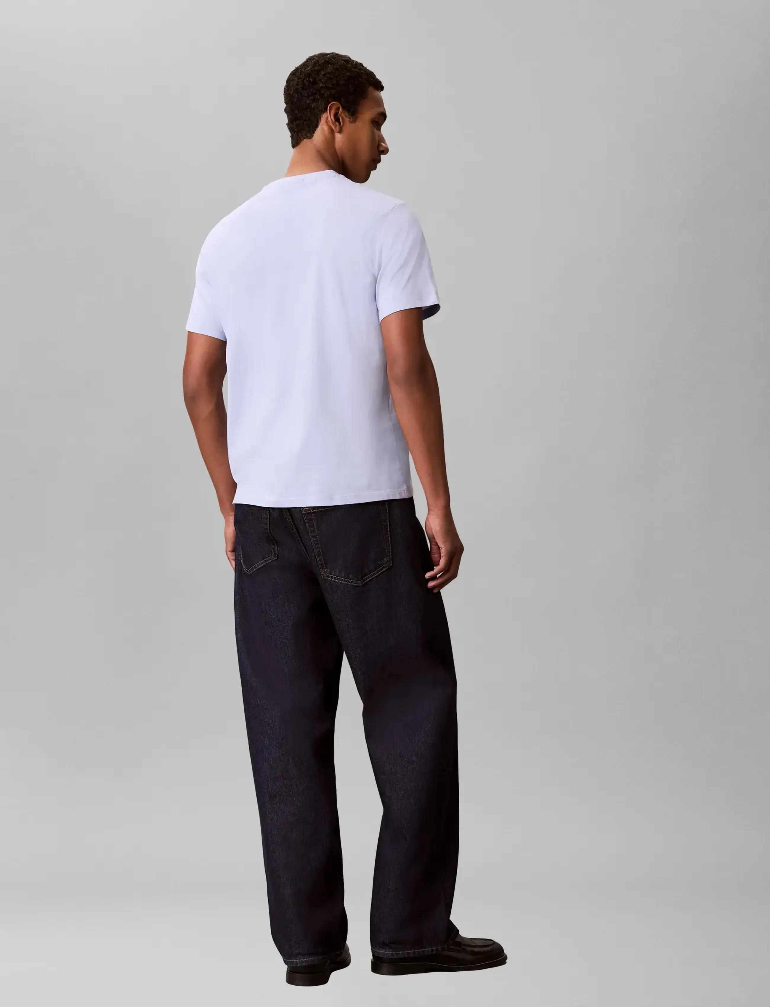 Calvin Klein Jeans - SS BADGE 30S JERSEY CLASSIC TEE - lühikeste varrukatega t-särgid - casual blue - 2