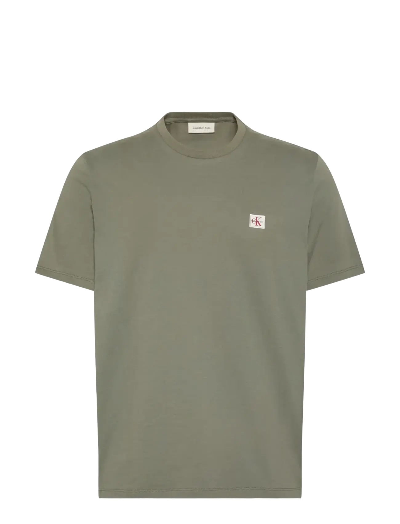 CALVIN KLEIN JEANS Ss Klassisch 30S Heritage Lbl Tee Khaki - XXL - Herren