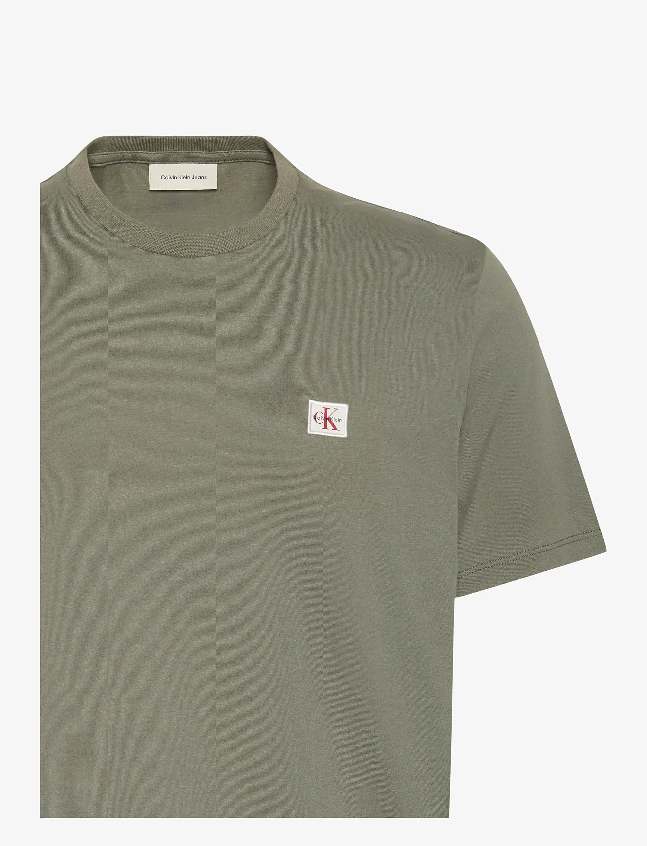Calvin Klein Jeans - SS BADGE 30S JERSEY CLASSIC TEE - kortærmede t-shirts - dusty olive - 3