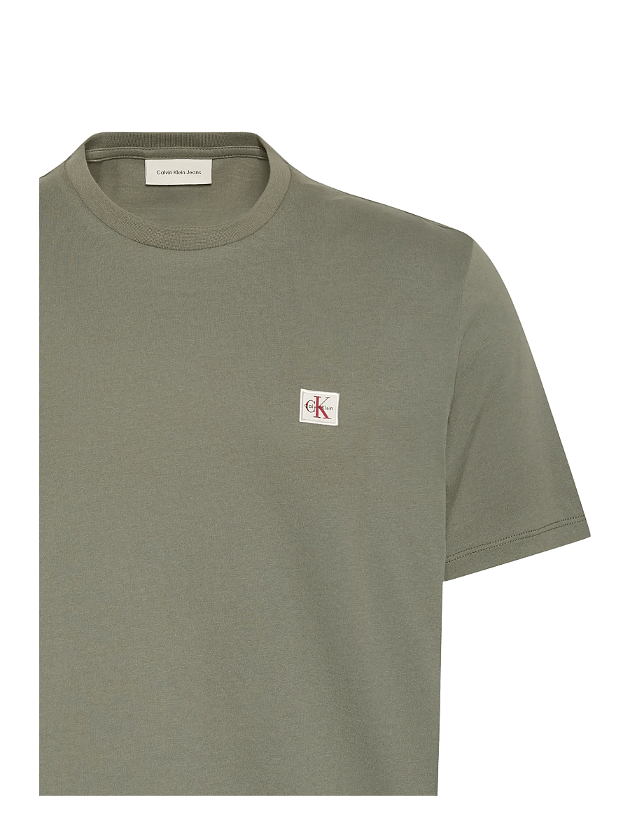 Calvin Klein Jeans - SS BADGE 30S JERSEY CLASSIC TEE - stutterma bolir - dusty olive - 3