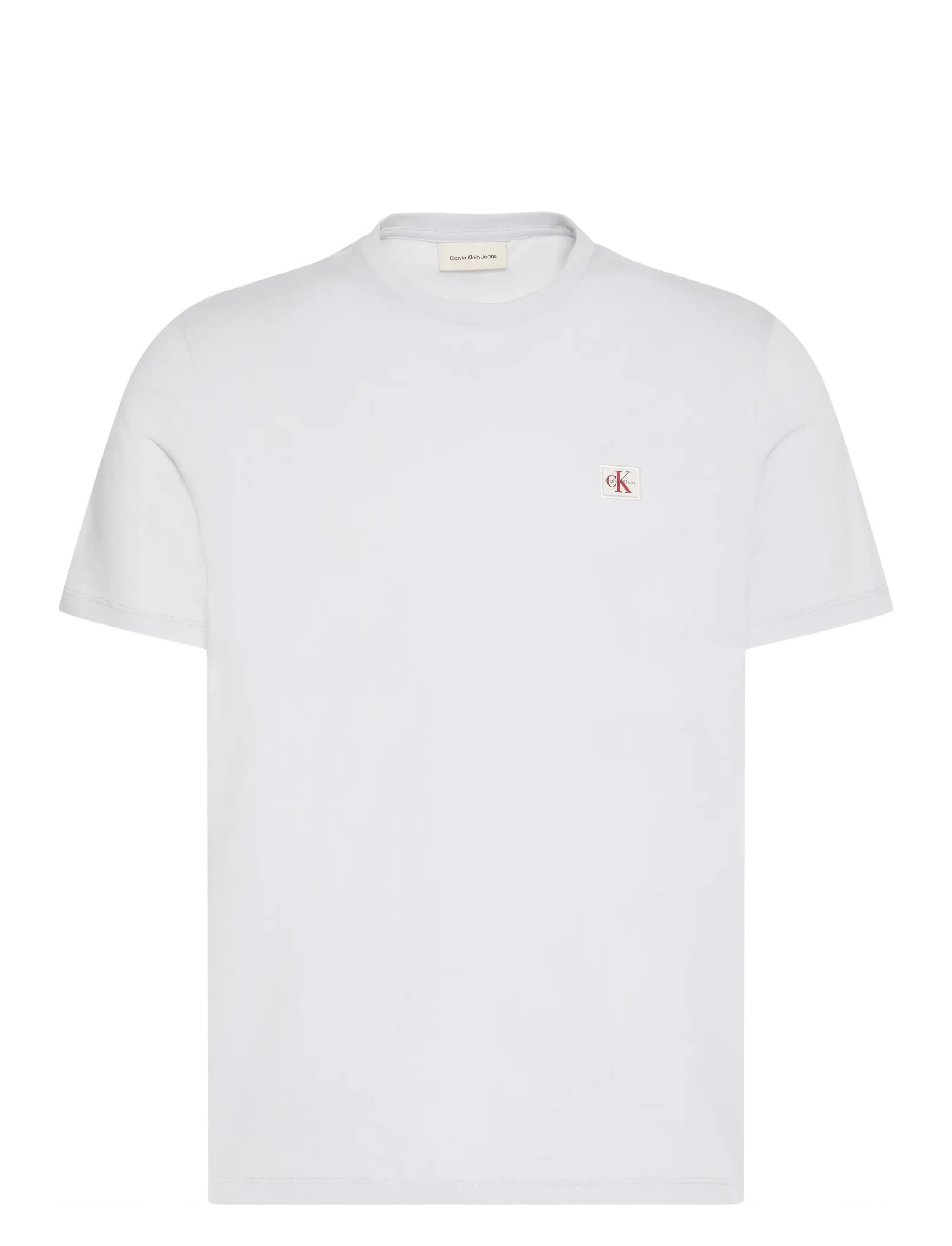 Calvin Klein Jeans - SS BADGE 30S JERSEY CLASSIC TEE - kortærmede t-shirts - marble gray - 1
