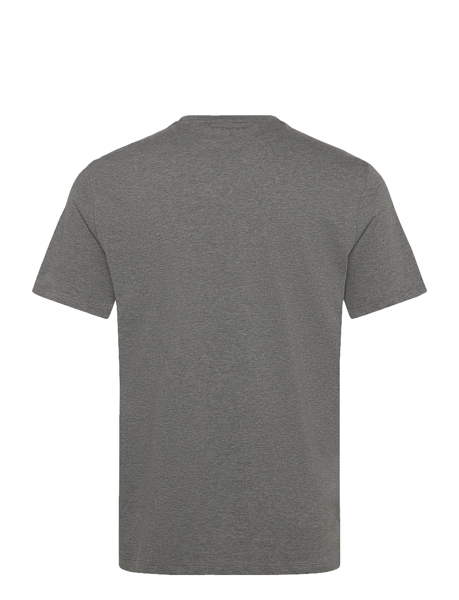 Calvin Klein Jeans - SS BADGE 30S JERSEY CLASSIC TEE - stutterma bolir - med grey htr - 2