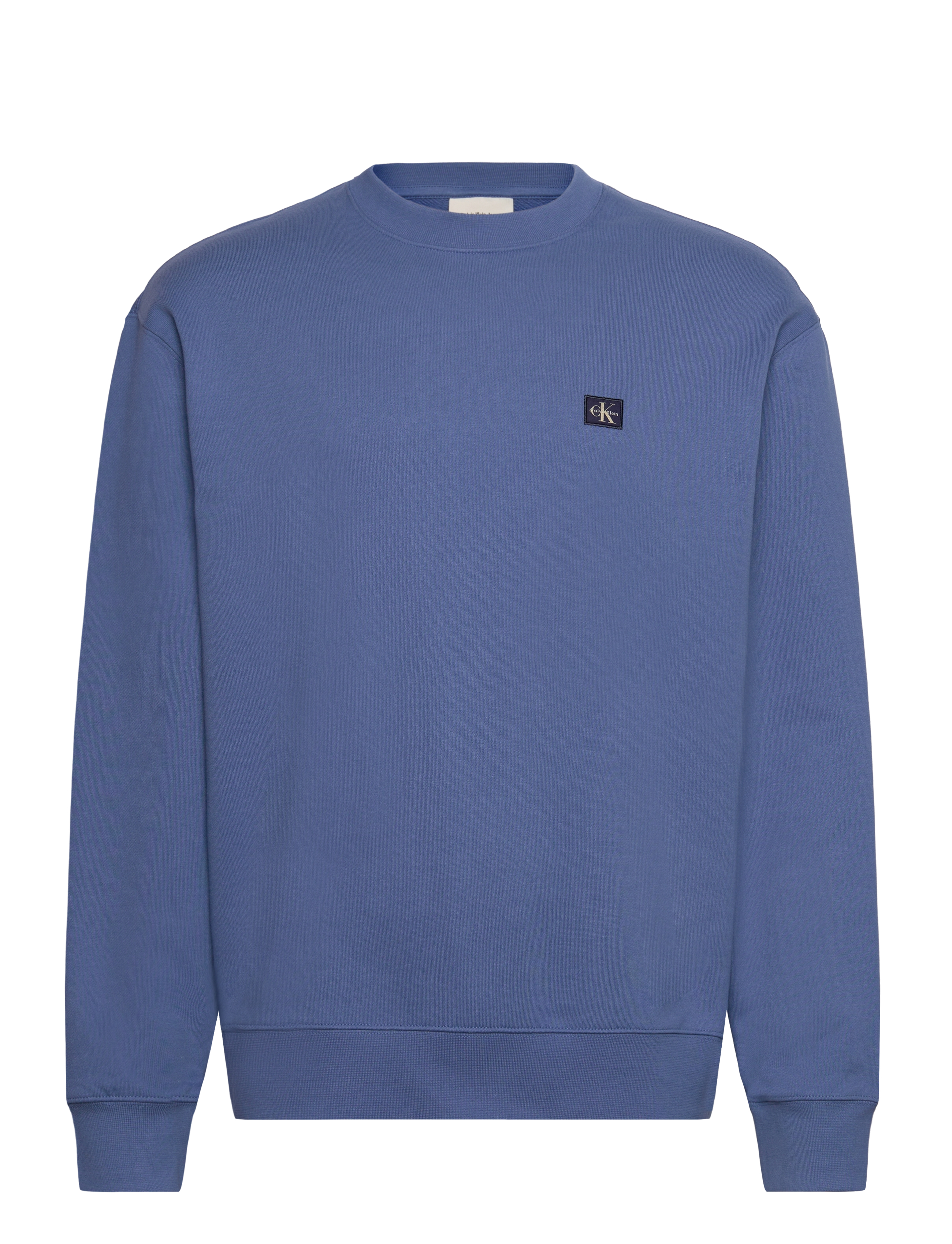 Calvin Klein Jeans LS 350TERRY EU WHSL BADGE CREWNE - Sweatshirts & hættetrøjer - DULL NILE BLUE / blue