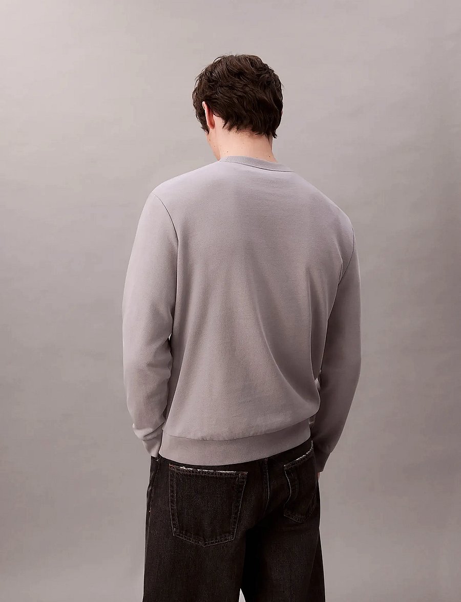 Calvin Klein Jeans - LS EU 350TERRY BADGE CN SWTSHRT - sweatshirts - formal gray - 3