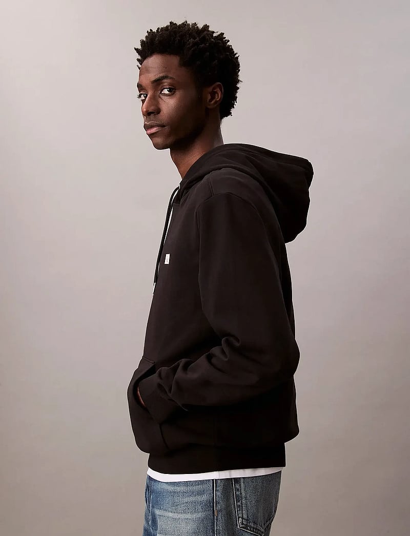 Calvin Klein Jeans - LS 350TERRY EU WHSL BADGE HOODIE - hoodies - black - 5