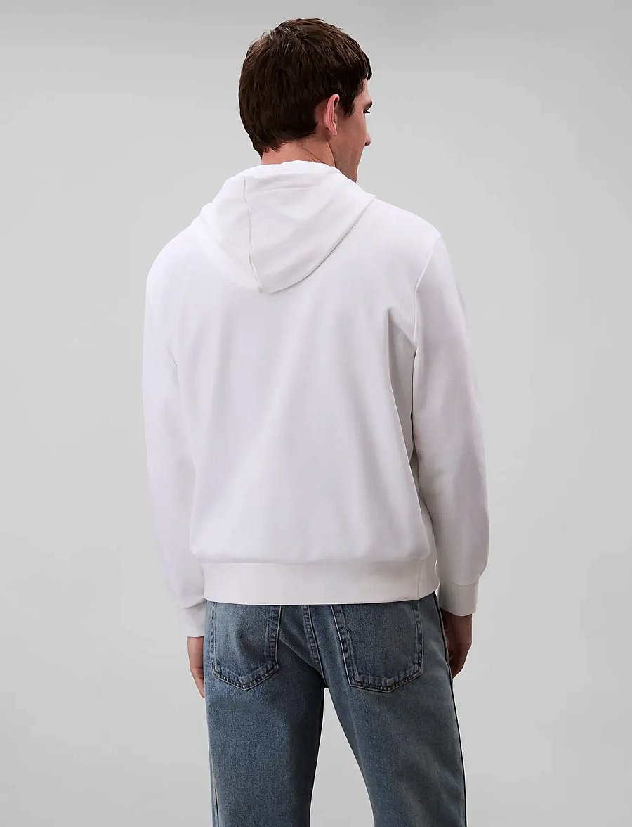 Calvin Klein Jeans - LS 350TERRY EU WHSL BADGE HOODIE - kapuzenpullover - bright white - 3