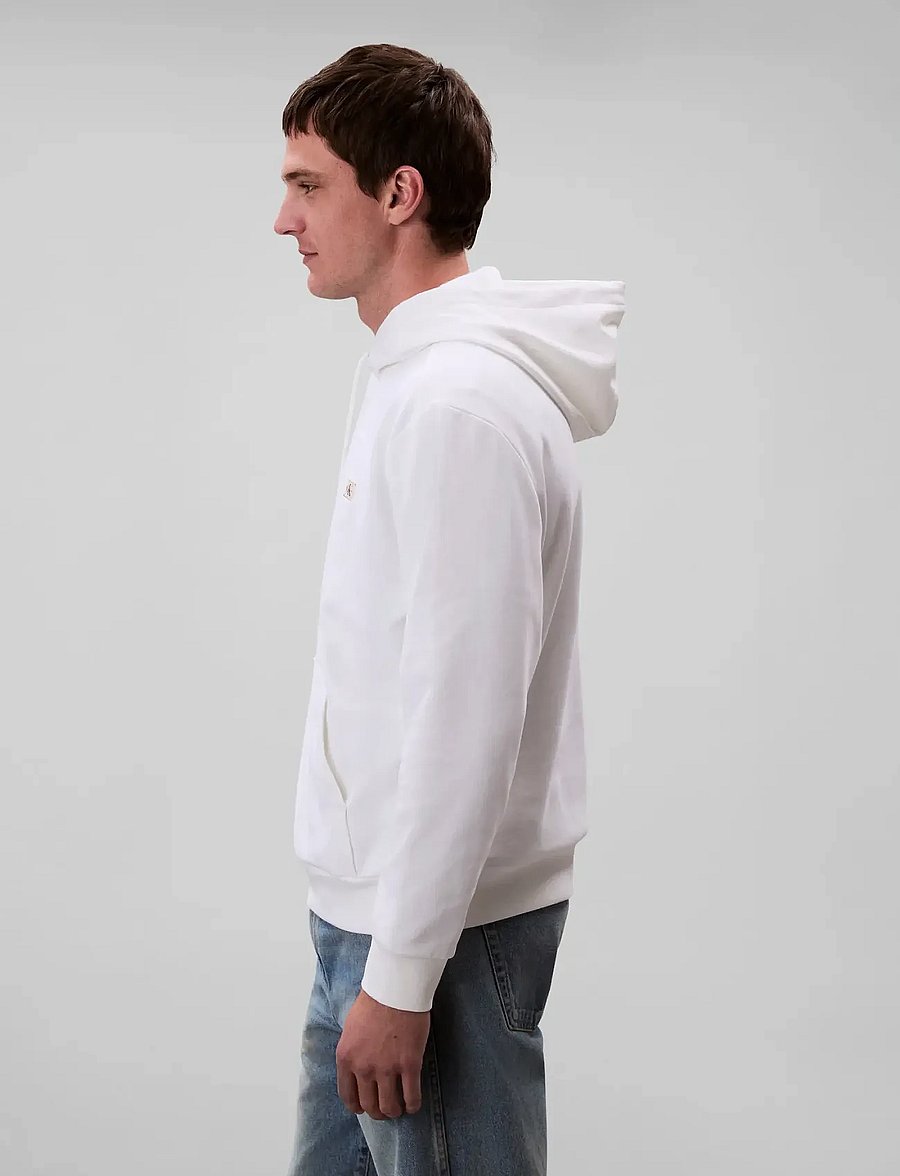 Calvin Klein Jeans - LS 350TERRY EU WHSL BADGE HOODIE - kapuzenpullover - bright white - 5