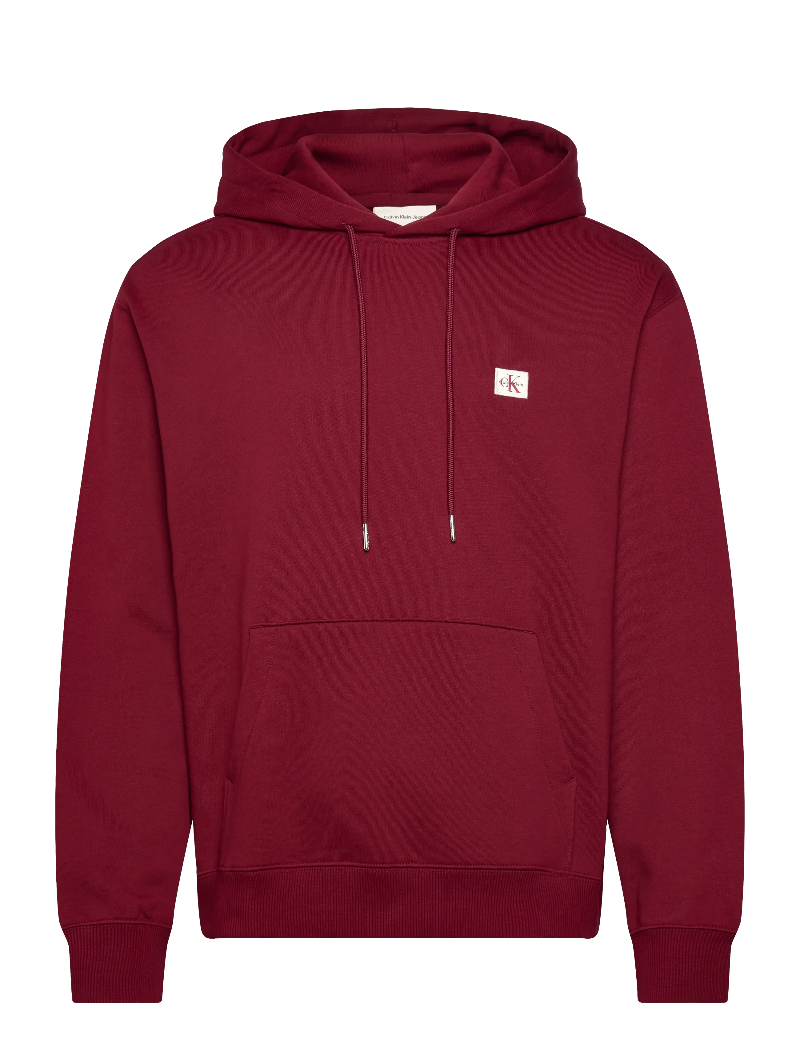 Calvin Klein Jeans LS 350TERRY EU WHSL BADGE HOODIE - Sweatshirts & hættetrøjer - RENAISSANCE RED / red
