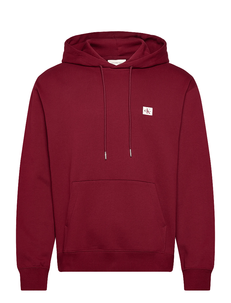 Calvin Klein Jeans - LS EU 350TERRY BADGE HOODIE - kapuutsiga dressipluusid - renaissance red - 1