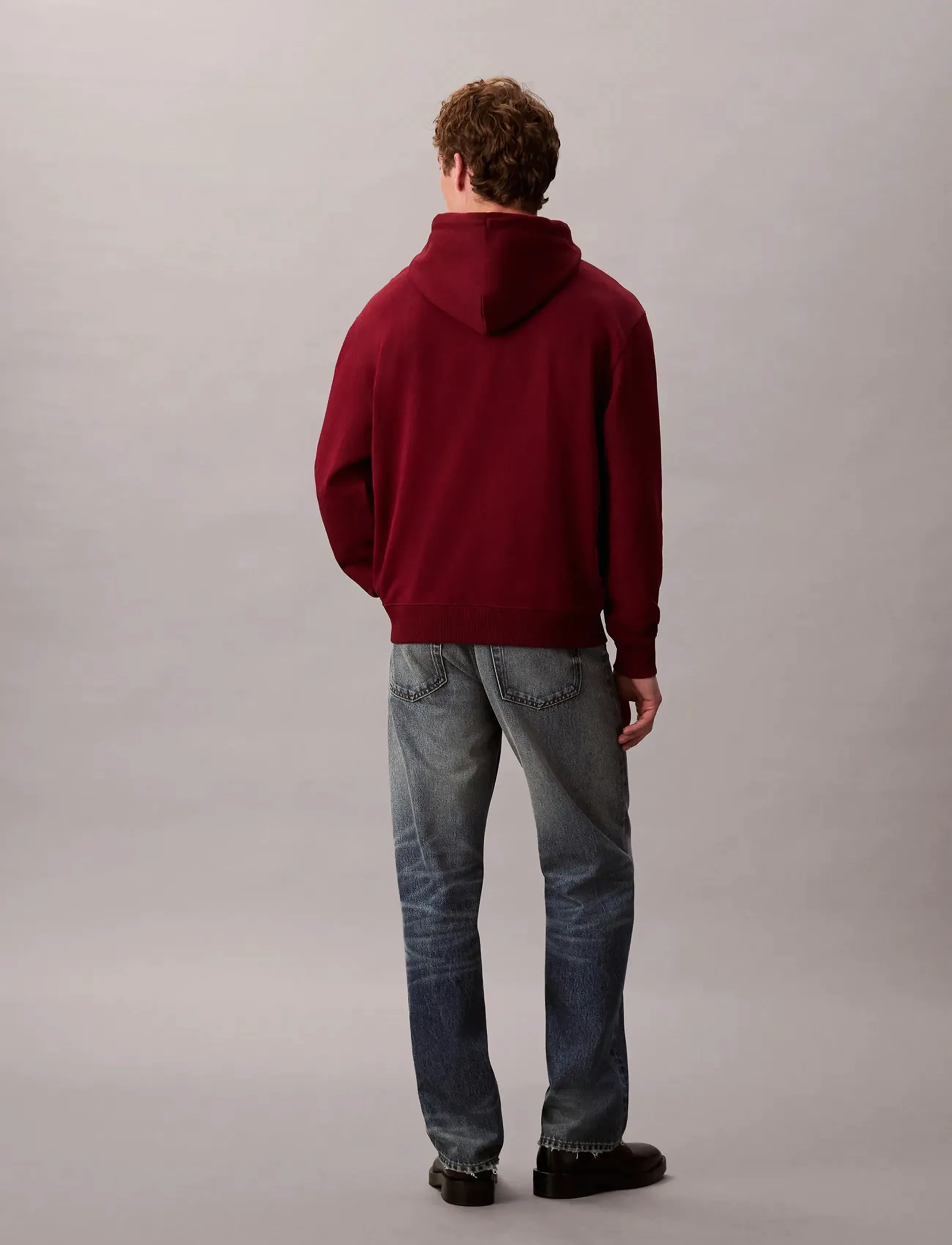 Calvin Klein Jeans - LS EU 350TERRY BADGE HOODIE - kapuzenpullover - renaissance red - 3