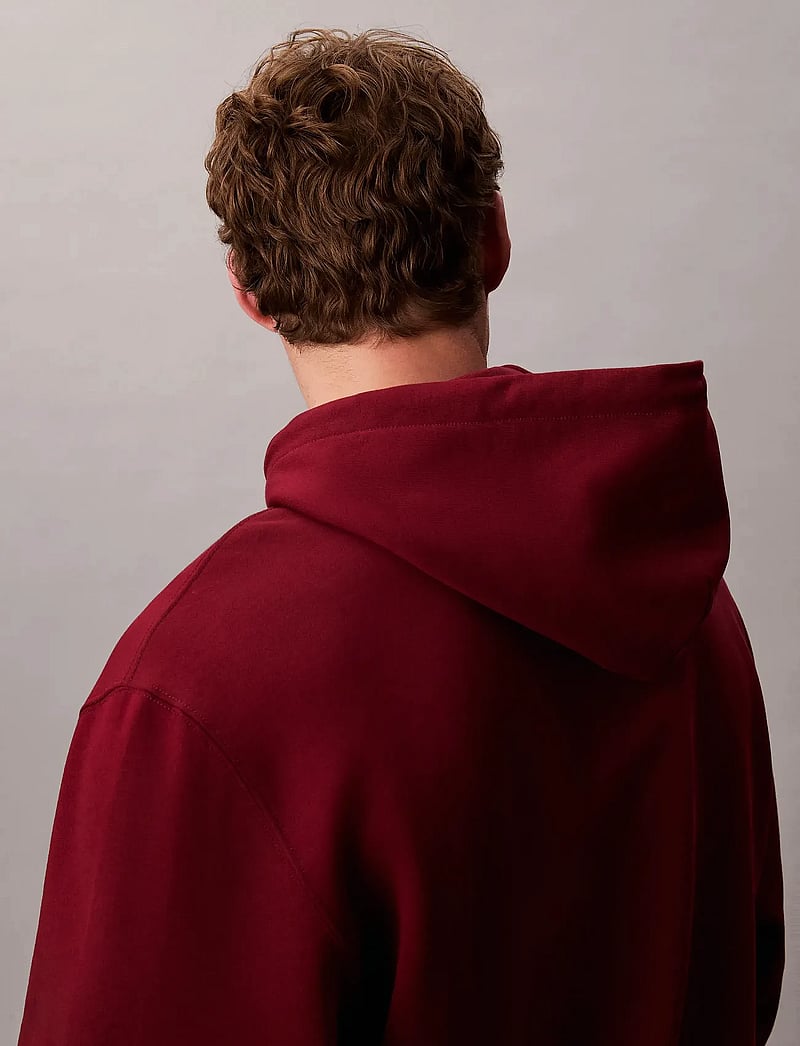 Calvin Klein Jeans - LS EU 350TERRY BADGE HOODIE - kapuutsiga dressipluusid - renaissance red - 5