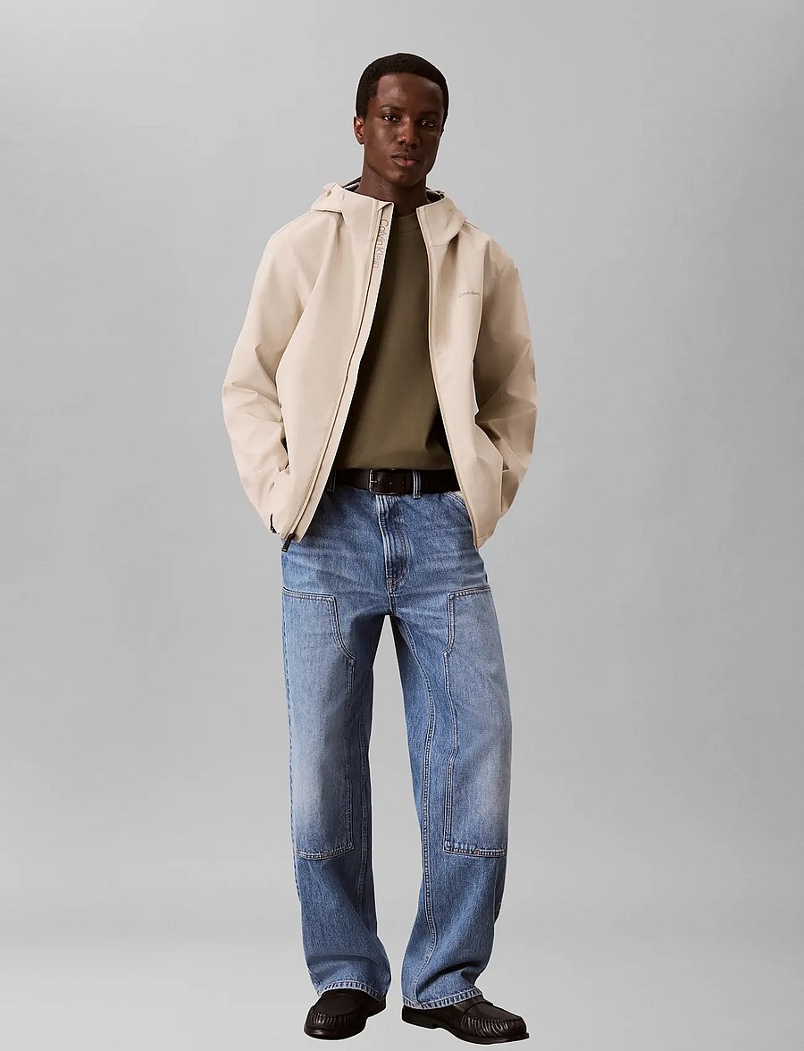 Calvin Klein Jeans - SS EASY MONOGRAM TEE - kurzärmelige t-shirts - olive night - 0