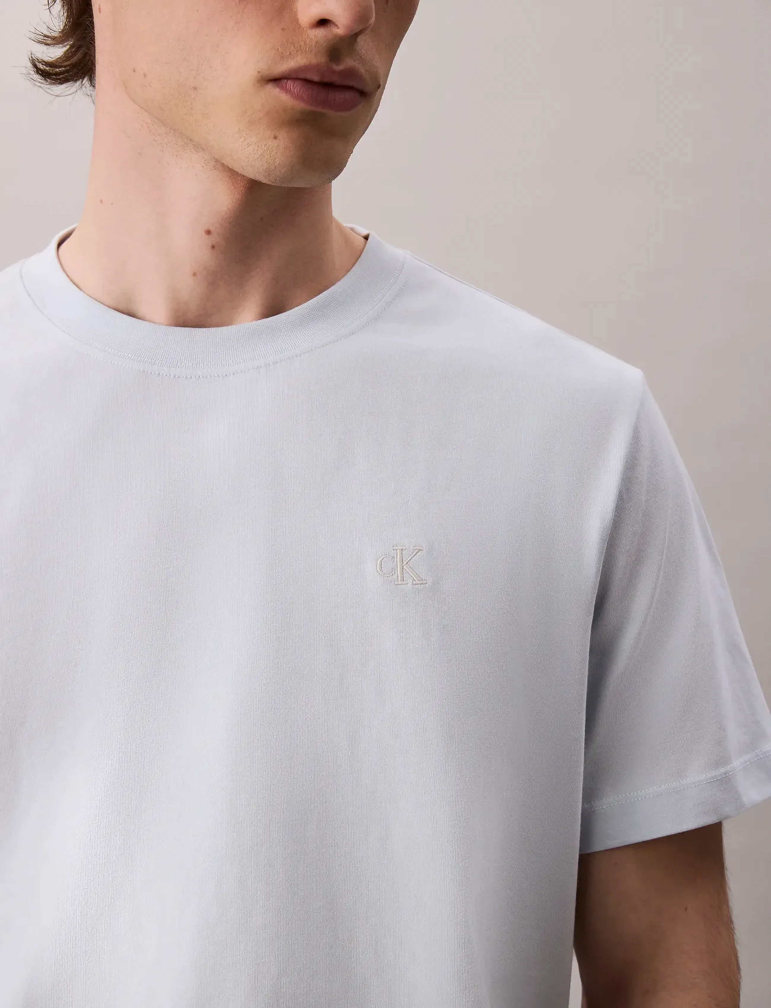 Calvin Klein Jeans - SS EASY MONOGRAM TEE - män - plein air - 3