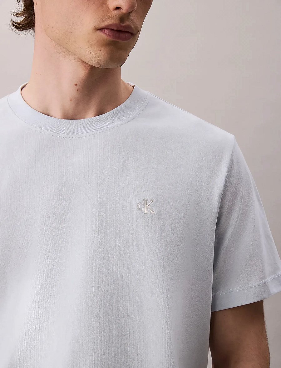 Calvin Klein Jeans - SS EASY MONOGRAM TEE - short-sleeved t-shirts - plein air - 3
