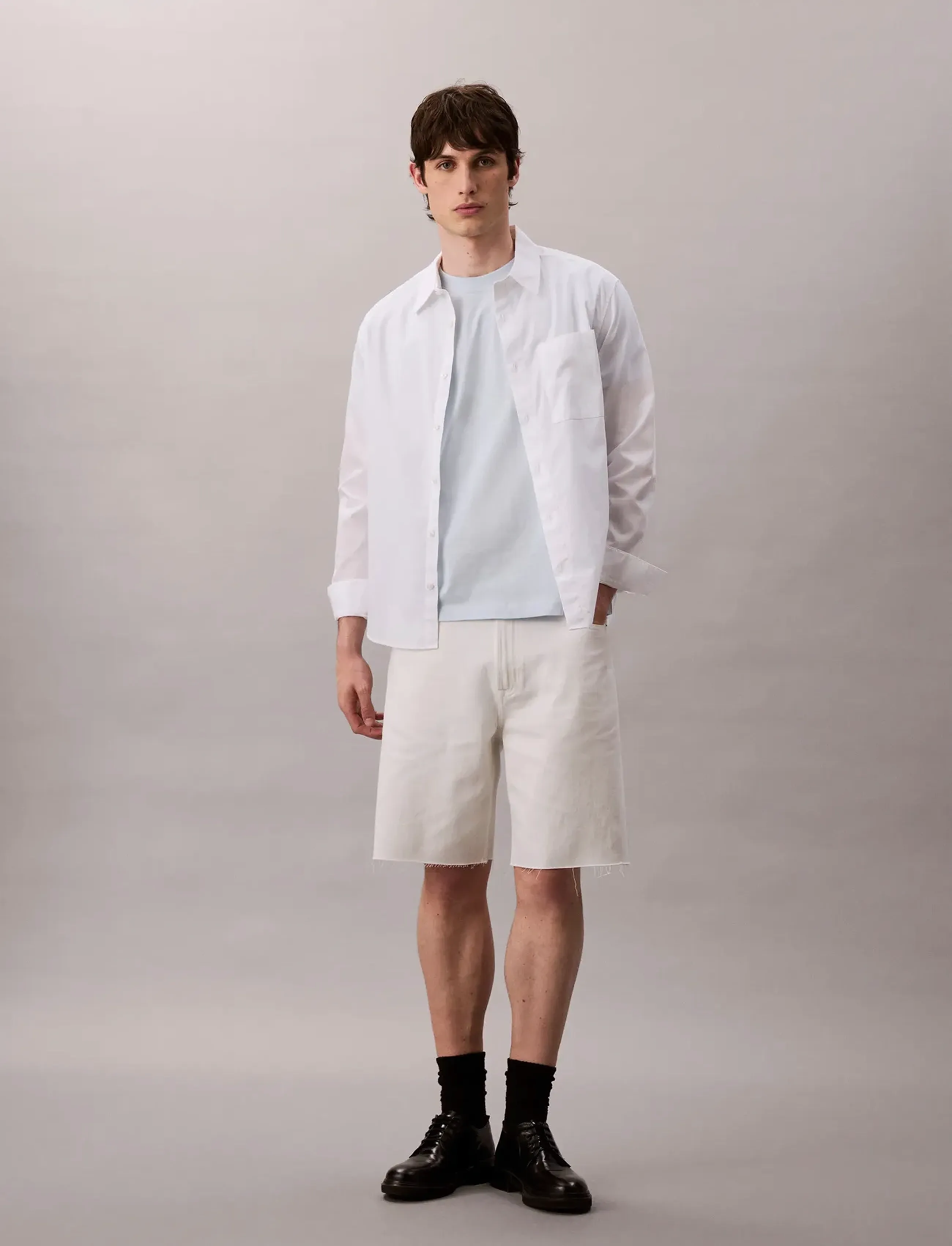 Calvin Klein Jeans - SS EASY MONOGRAM TEE - män - plein air - 4