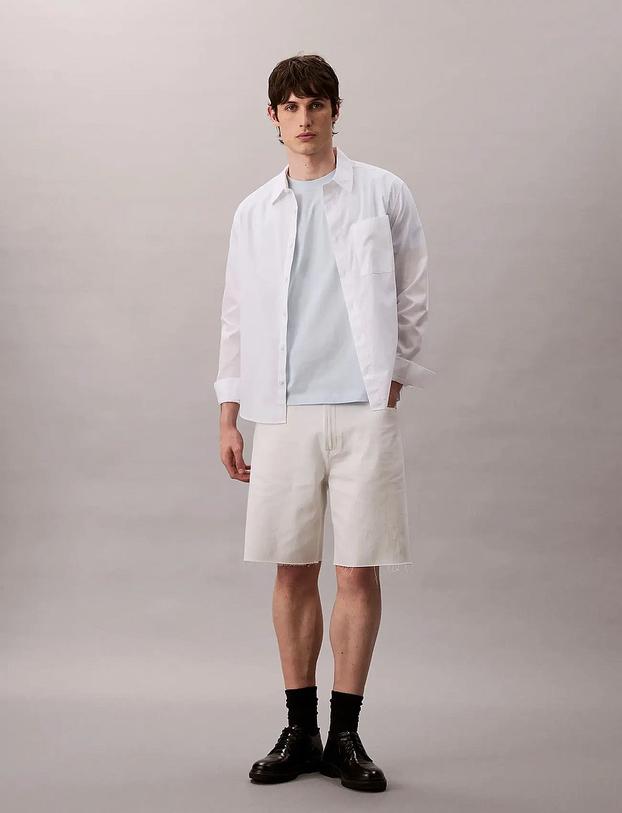 Calvin Klein Jeans - SS EASY MONOGRAM TEE - short-sleeved t-shirts - plein air - 4
