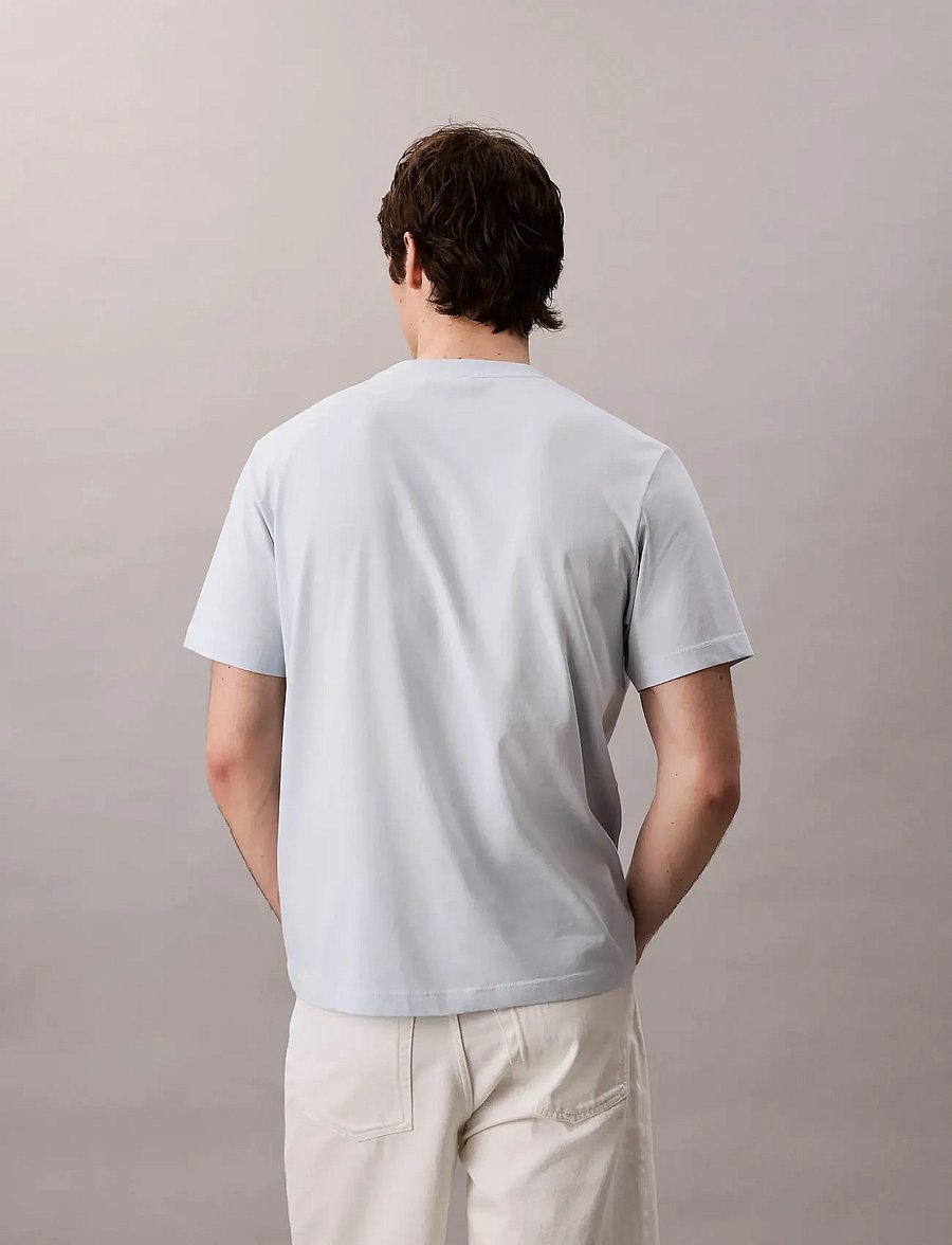 Calvin Klein Jeans - SS EASY MONOGRAM TEE - short-sleeved t-shirts - plein air - 5