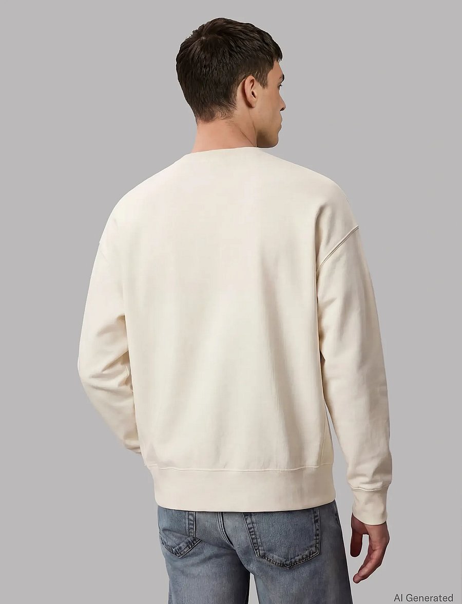 Calvin Klein Jeans - PREMIUM TERRY MONOGRAM CN SWEATS - sweatshirts - calico - 3