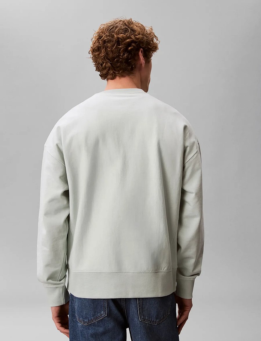 Calvin Klein Jeans - PREMIUM TERRY MONOGRAM CN SWEATS - sweatshirts - pale meadow - 2