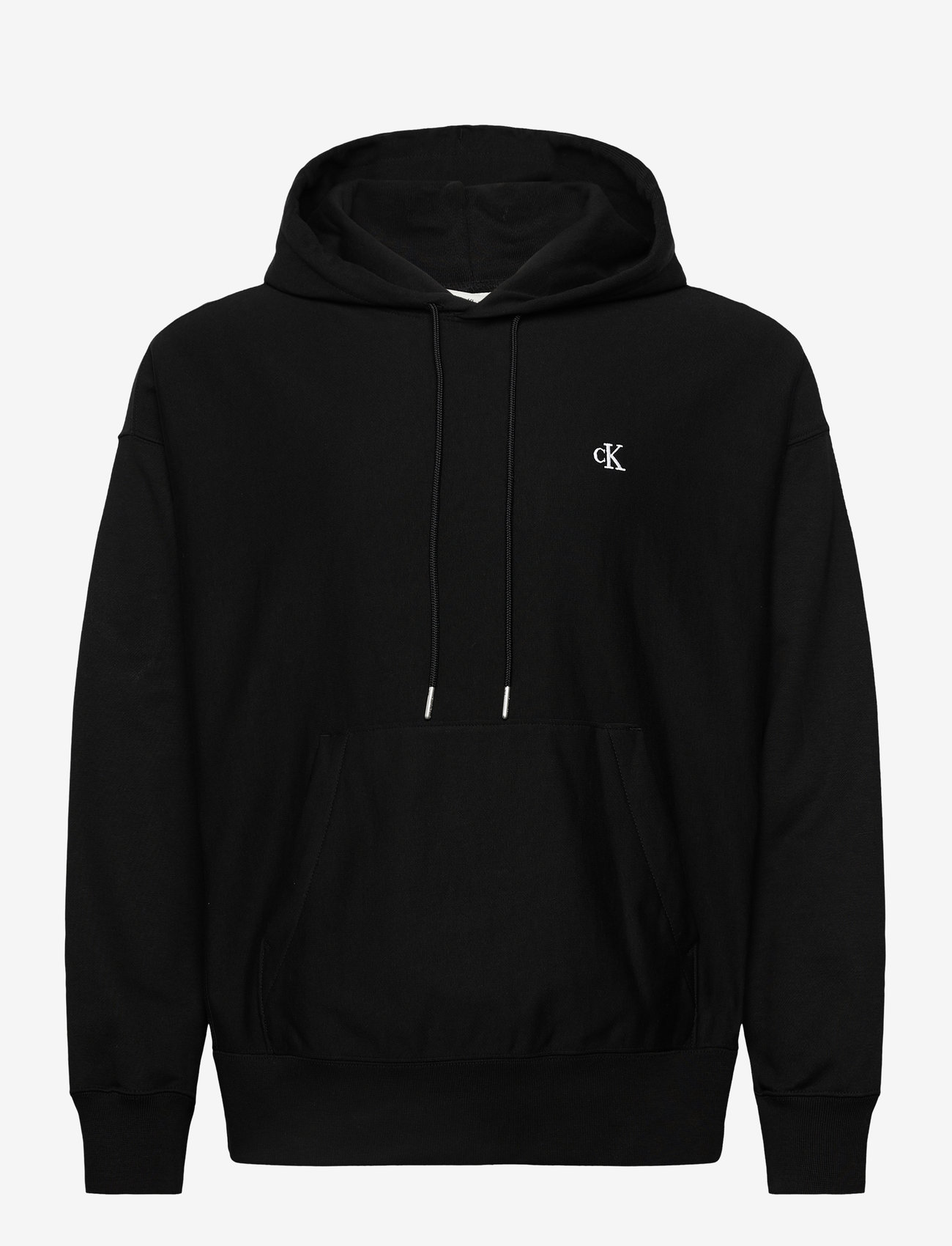 Calvin Klein Jeans - PREMIUM TERRY MONOGRAM HOODIE - kapuzenpullover - black - 1