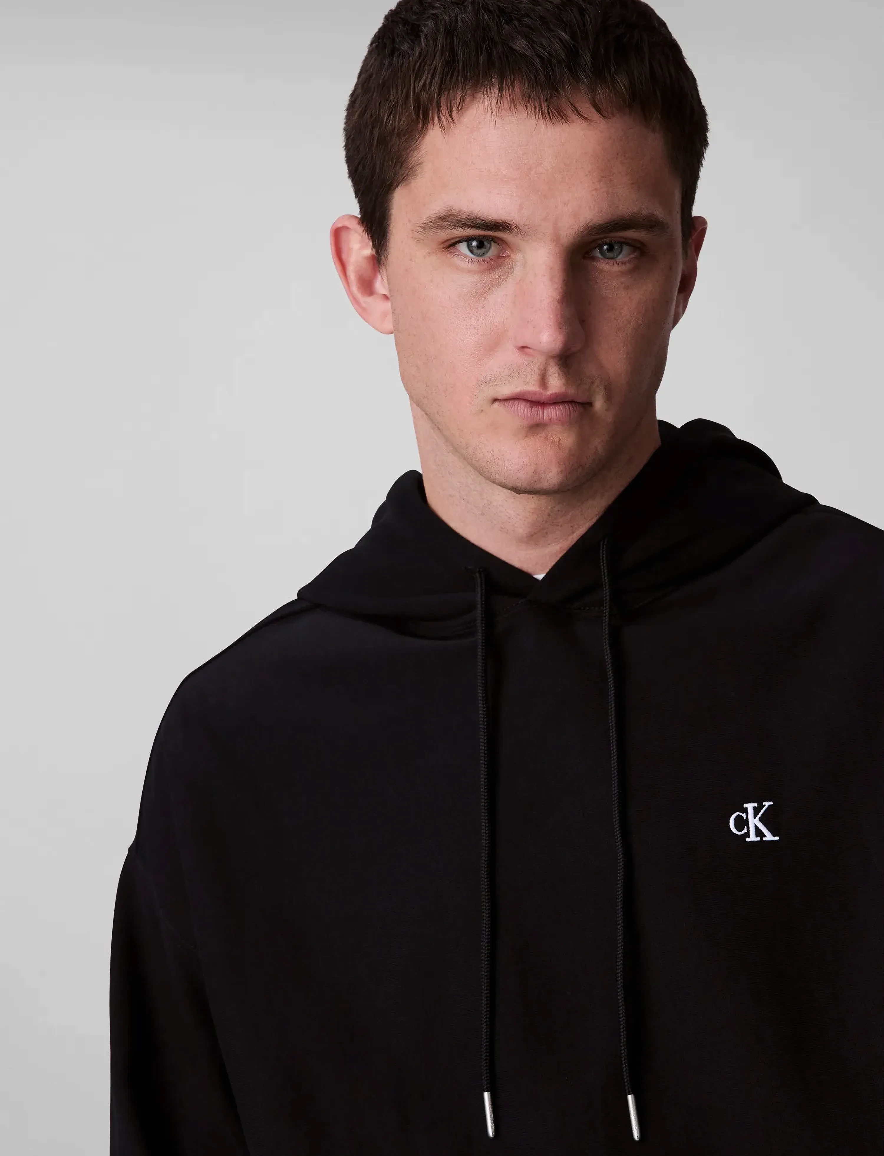 Calvin Klein Jeans - PREMIUM TERRY MONOGRAM HOODIE - bluzy z kapturem - black - 5