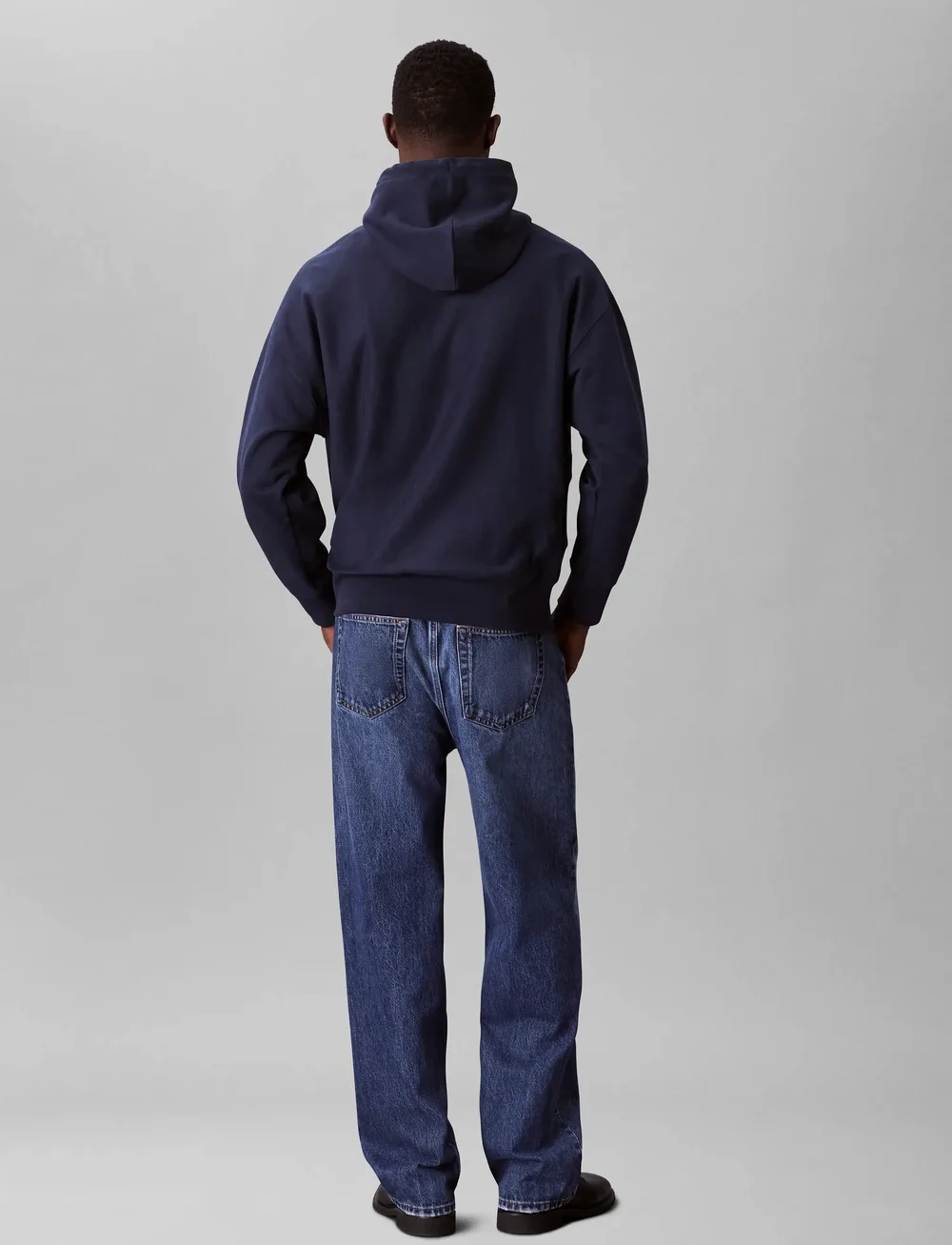 Calvin Klein Jeans - PREMIUM TERRY MONOGRAM HOODIE - hoodies - dark sapphire - 4