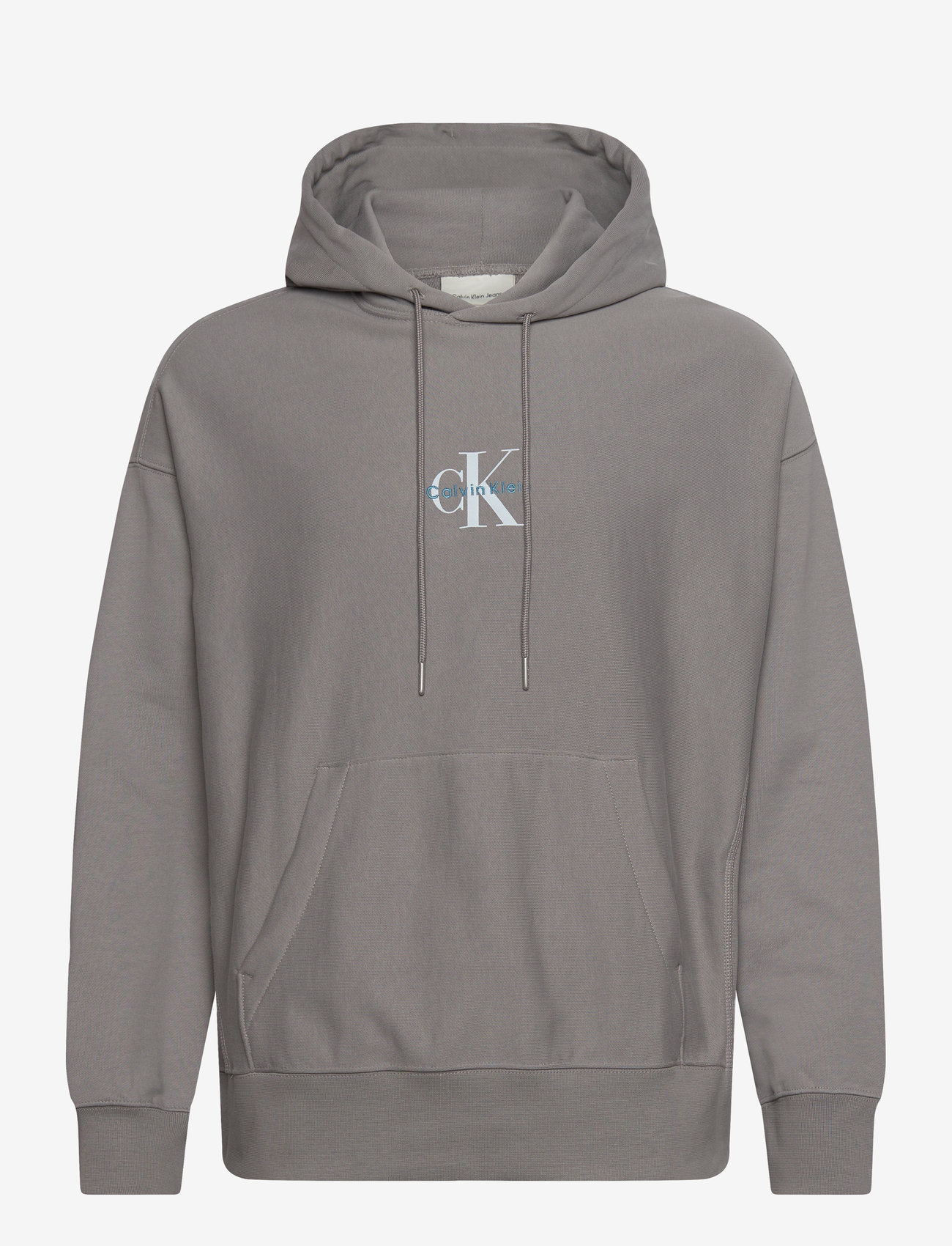 Calvin Klein Jeans - PREMIUM TERRY MICRO MONOLOGO HOO - kapuzenpullover - steeple gray - 1