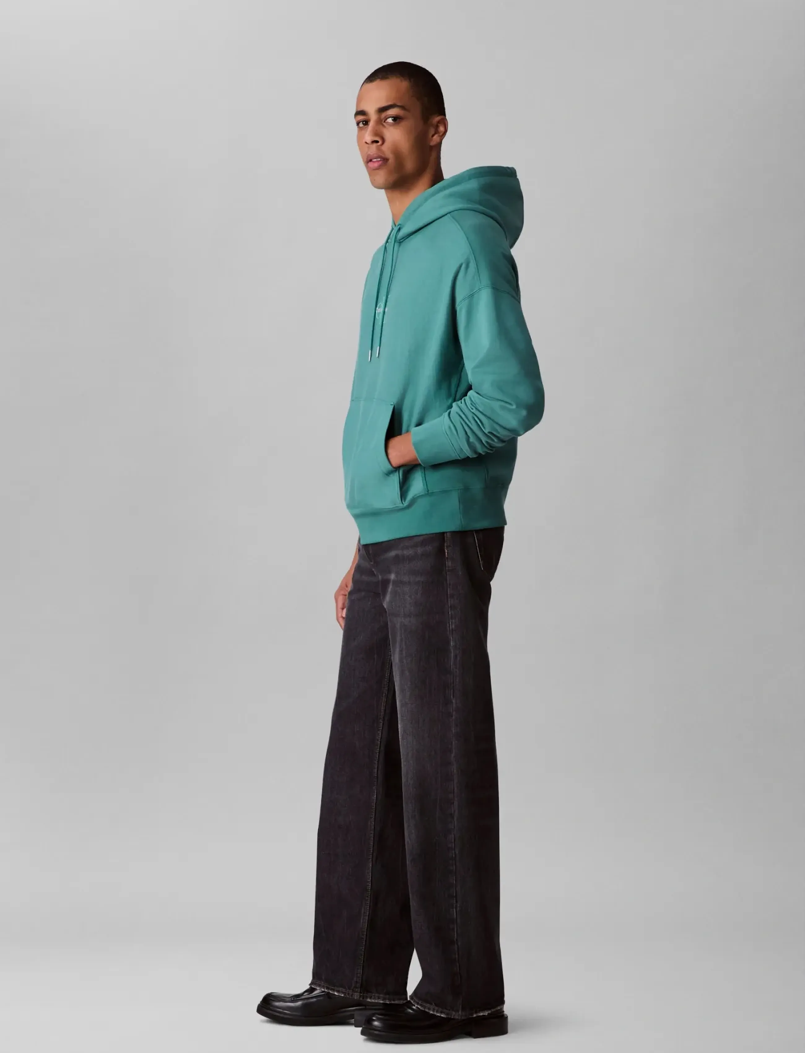 Calvin Klein Jeans Premium Terry Micro Monologo Hoo hoodies herr – bild 5