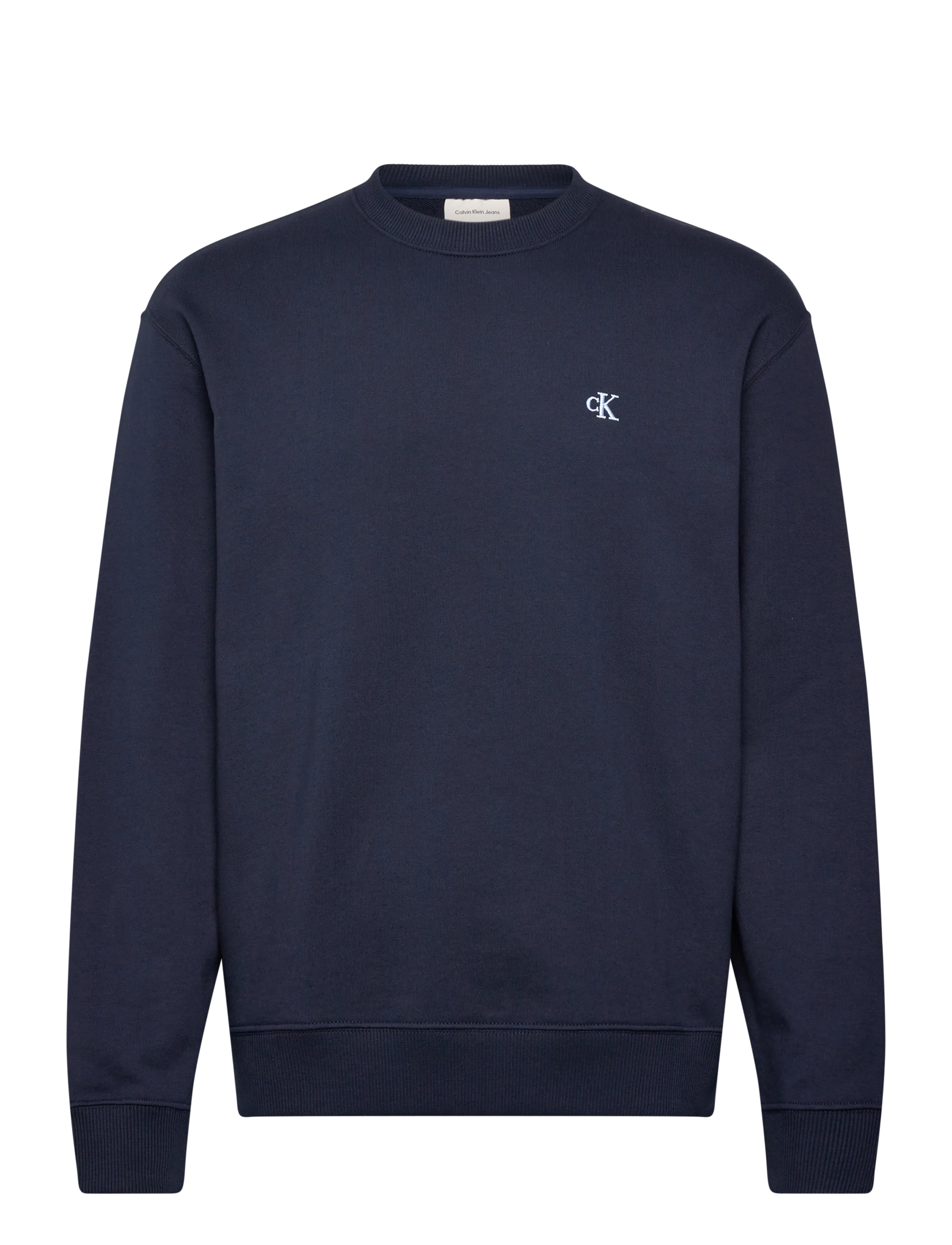 Calvin Klein Jeans LS 350TERRY EU MONOGRAM CN SWTSH - Sweatshirts & hættetrøjer - DARK SAPPHIRE / navy